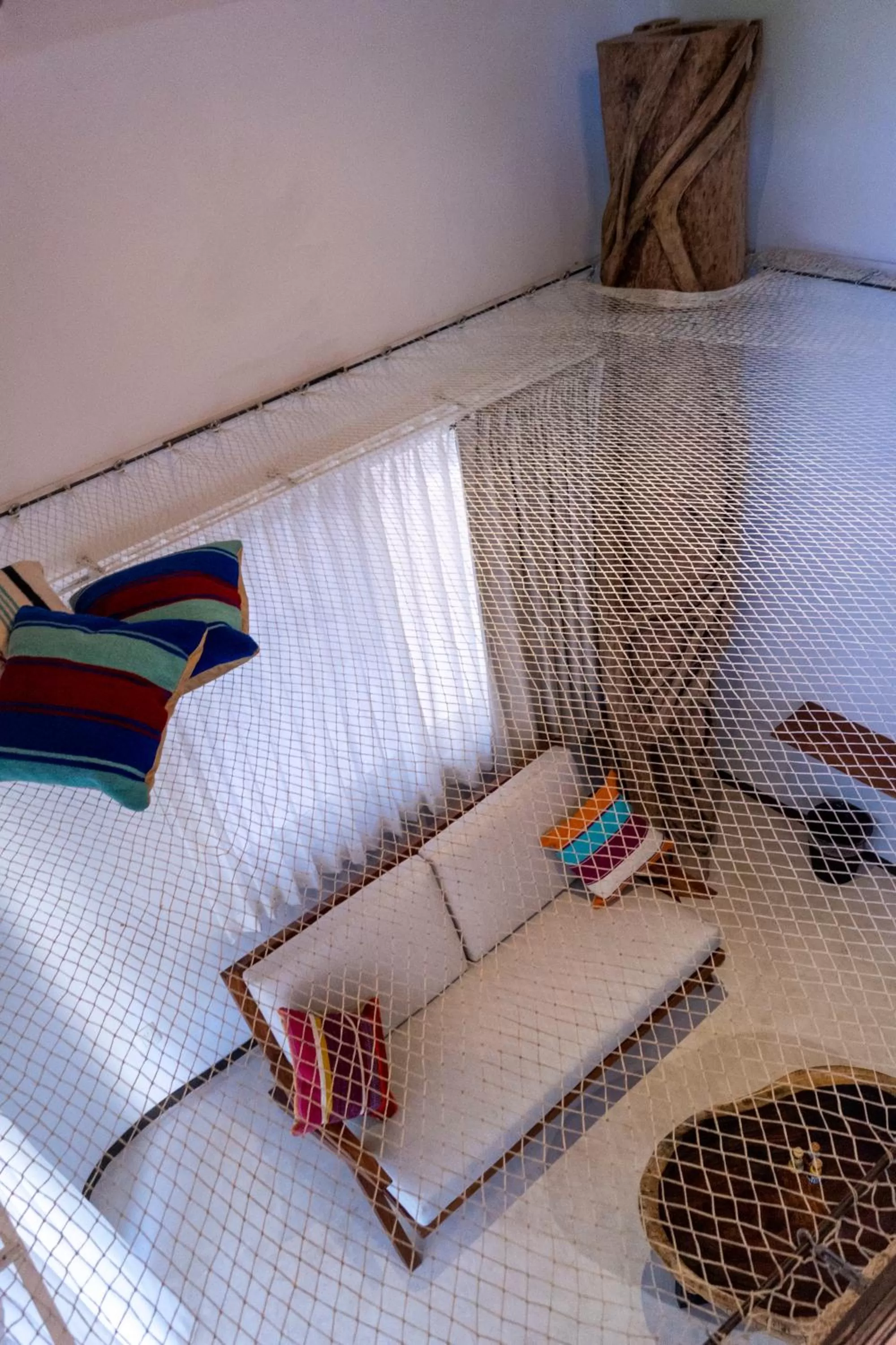 Living room in Hotel Circulo Bacalar