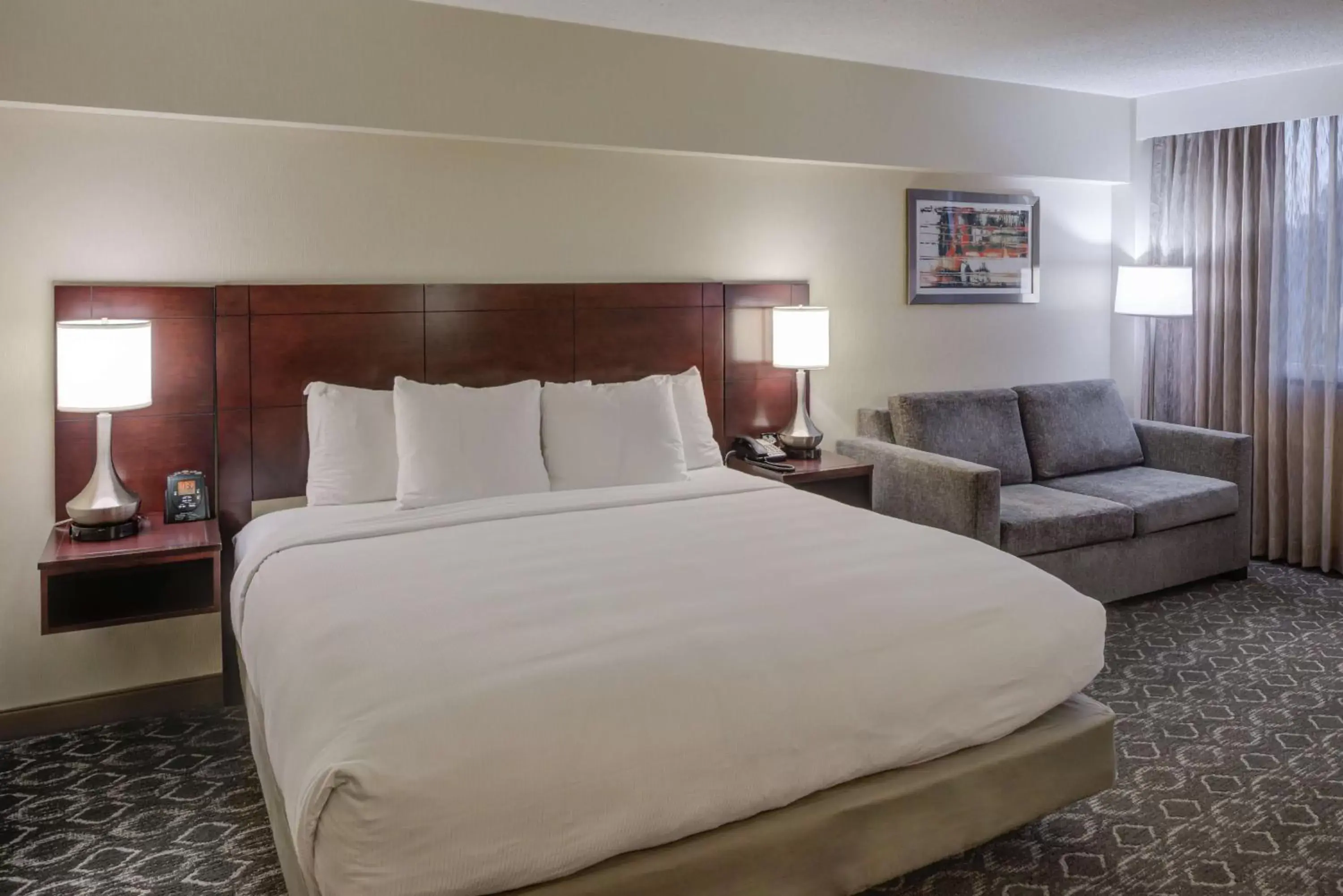 Living room, Bed in DoubleTree by Hilton Atlanta North Druid Hills/Emory Area