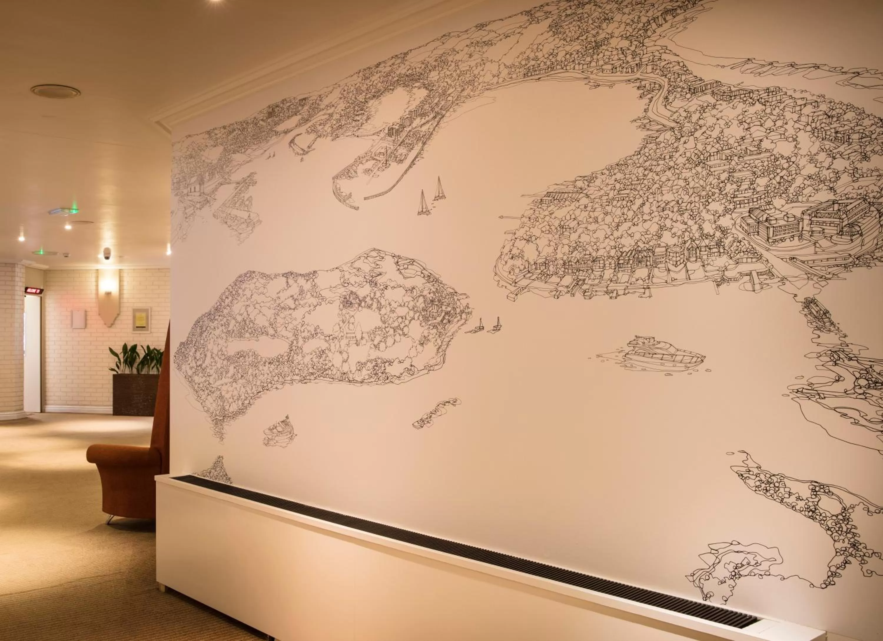 Lobby or reception in Poole Quay Hotel