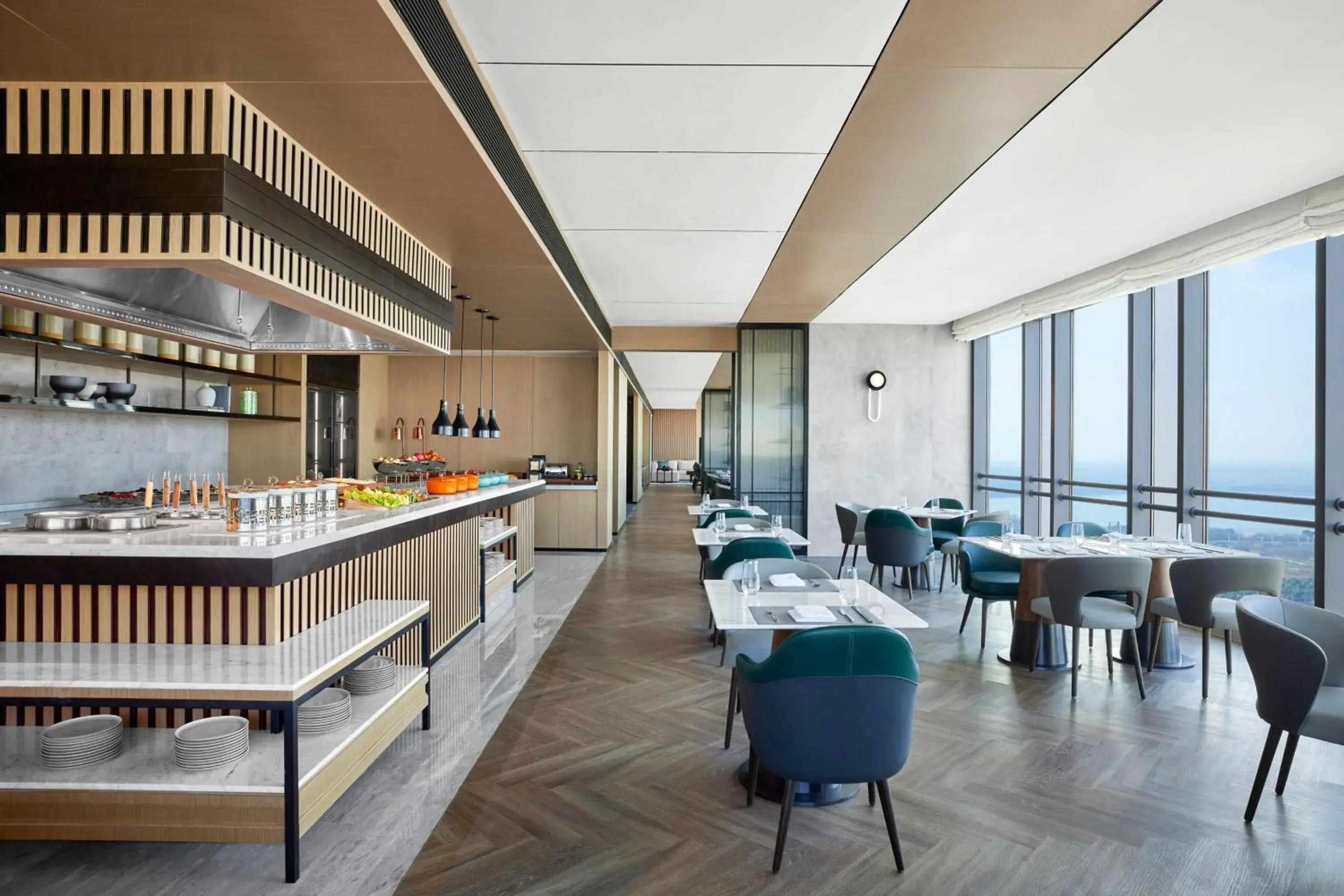Lounge or bar, Restaurant/Places to Eat in Changzhou Marriott Hotel Jintan