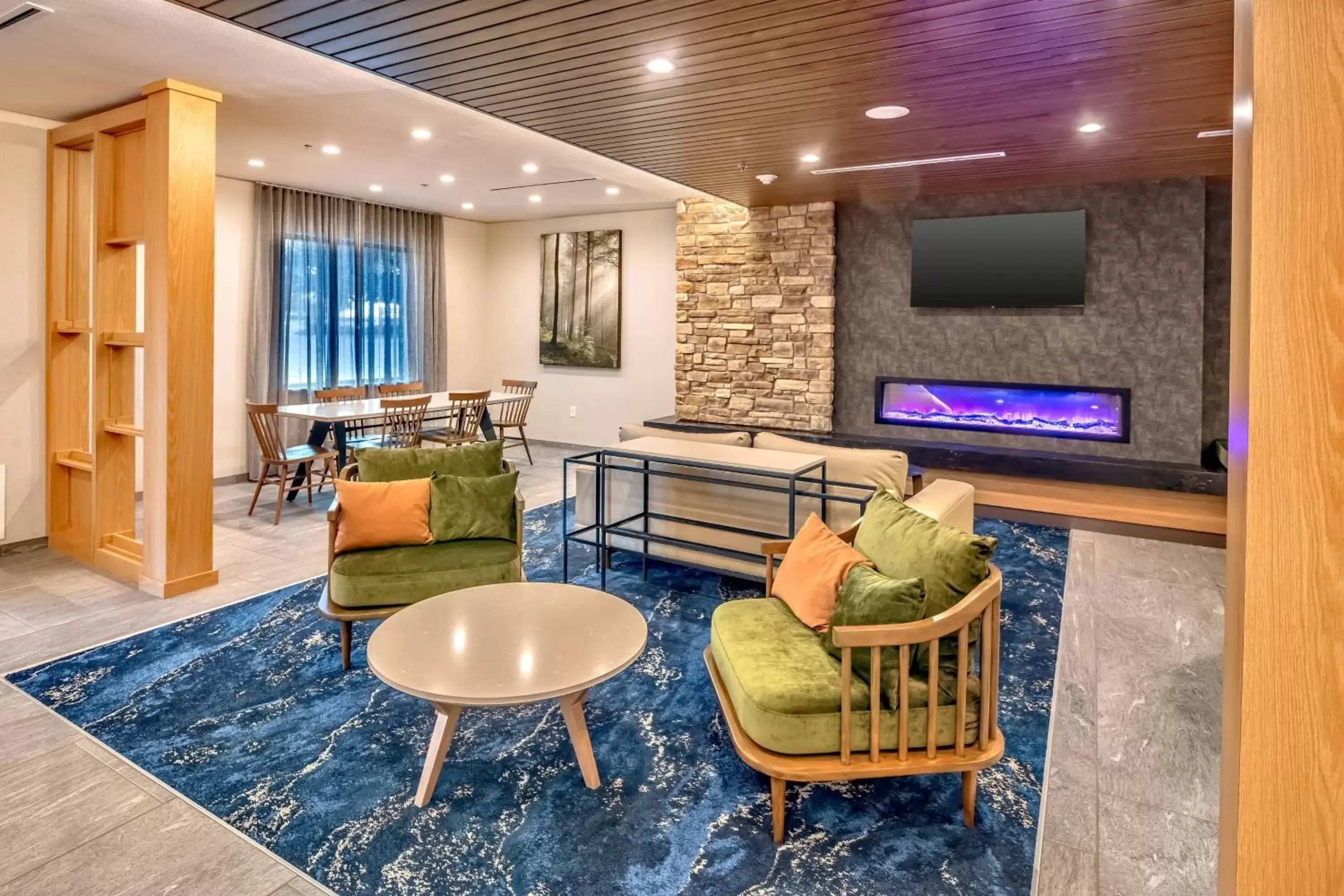 Lobby or reception, Lounge/Bar in Fairfield Inn & Suites Fort Worth Northeast