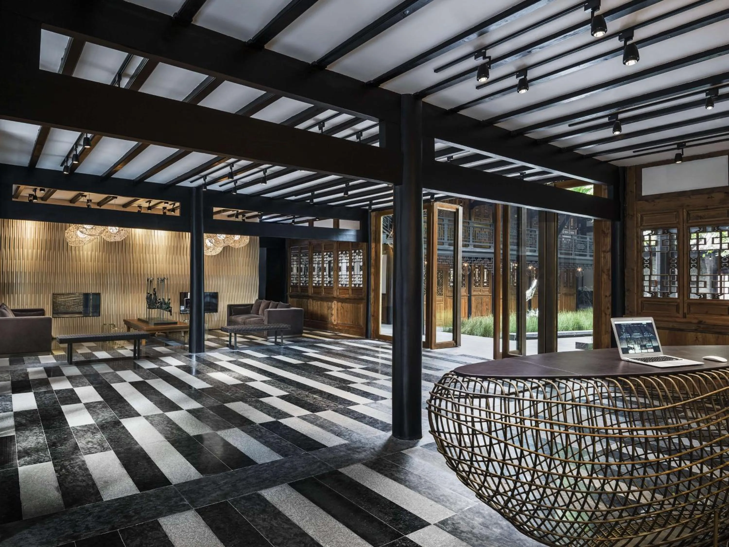 Lobby or reception in The Temple House