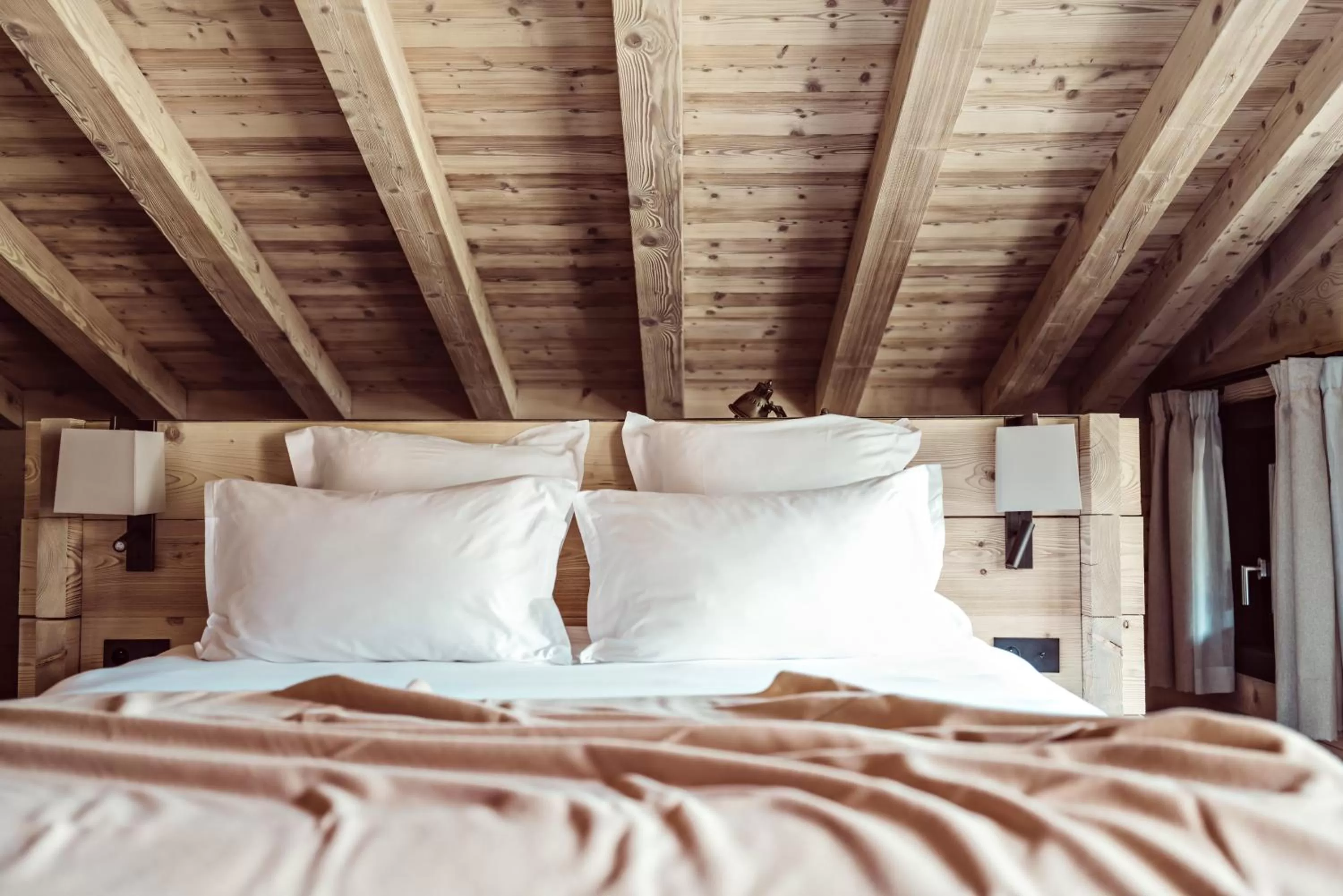 Bed in L'Alpaga, a Beaumier hotel