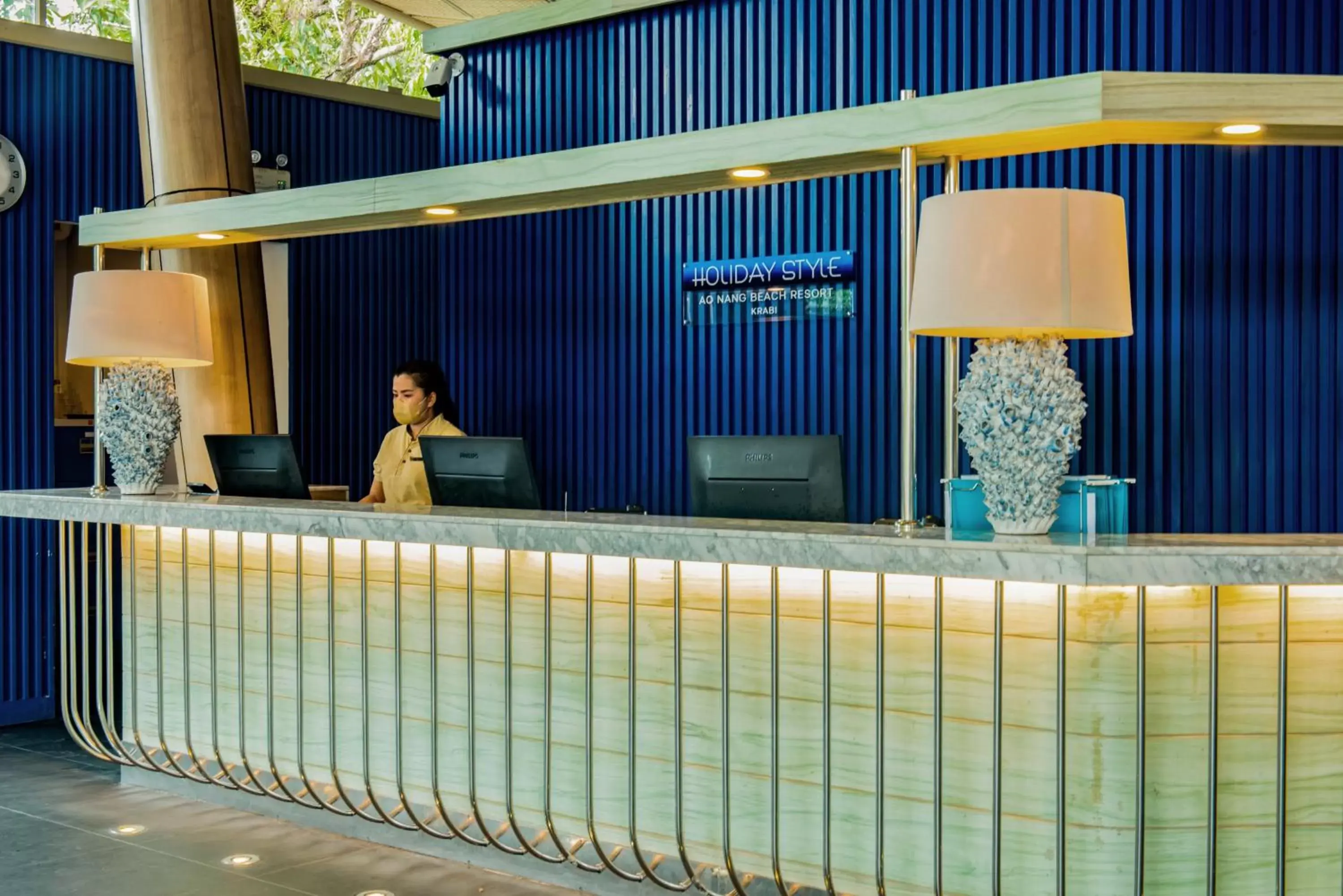 Lobby or reception in Holiday Style Ao Nang Beach Resort, Krabi Lobby or reception in Holiday Style Ao Nang Beach Resort, Krabi