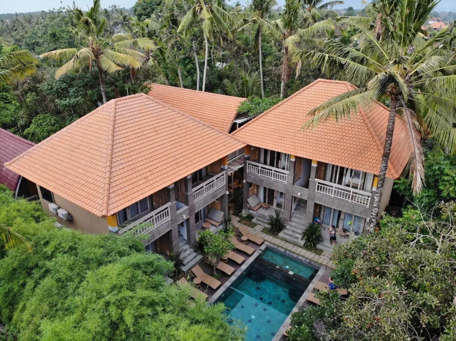 Property building, Bird's-eye View in Ubad Retreat, A Local Family Run Hotel