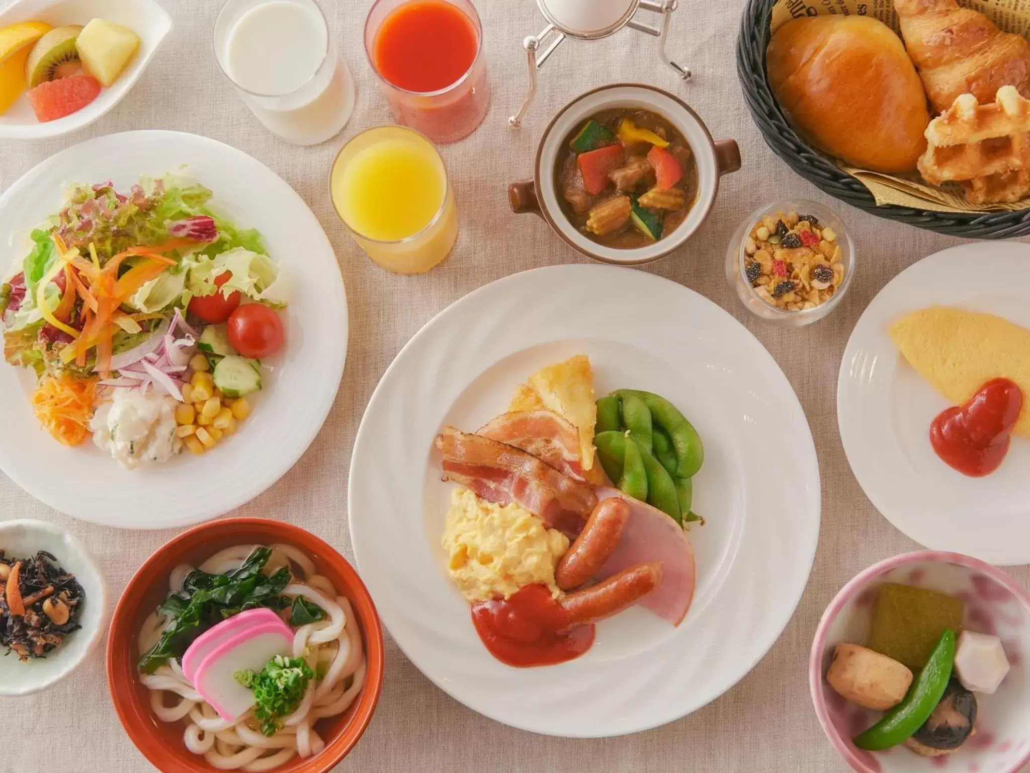 Breakfast in Takamatsu Kokusai Hotel