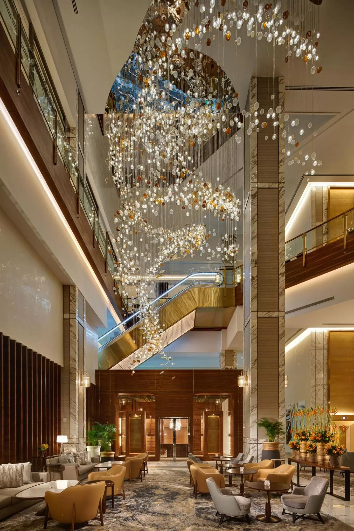 Lobby or reception in Grand Plaza Mövenpick Media City