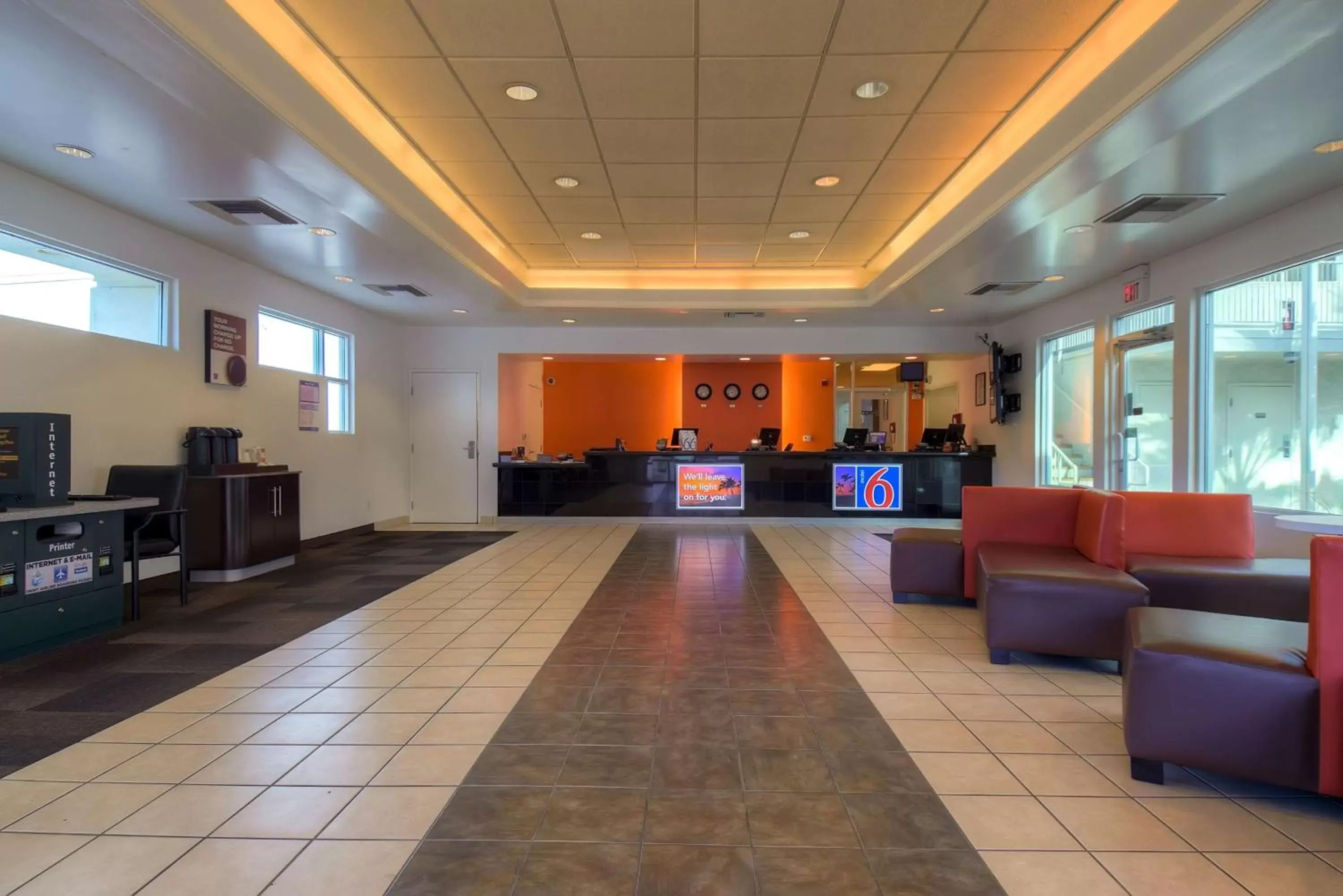 Lobby or reception, Lobby/Reception in Motel 6-Las Vegas, NV - Tropicana