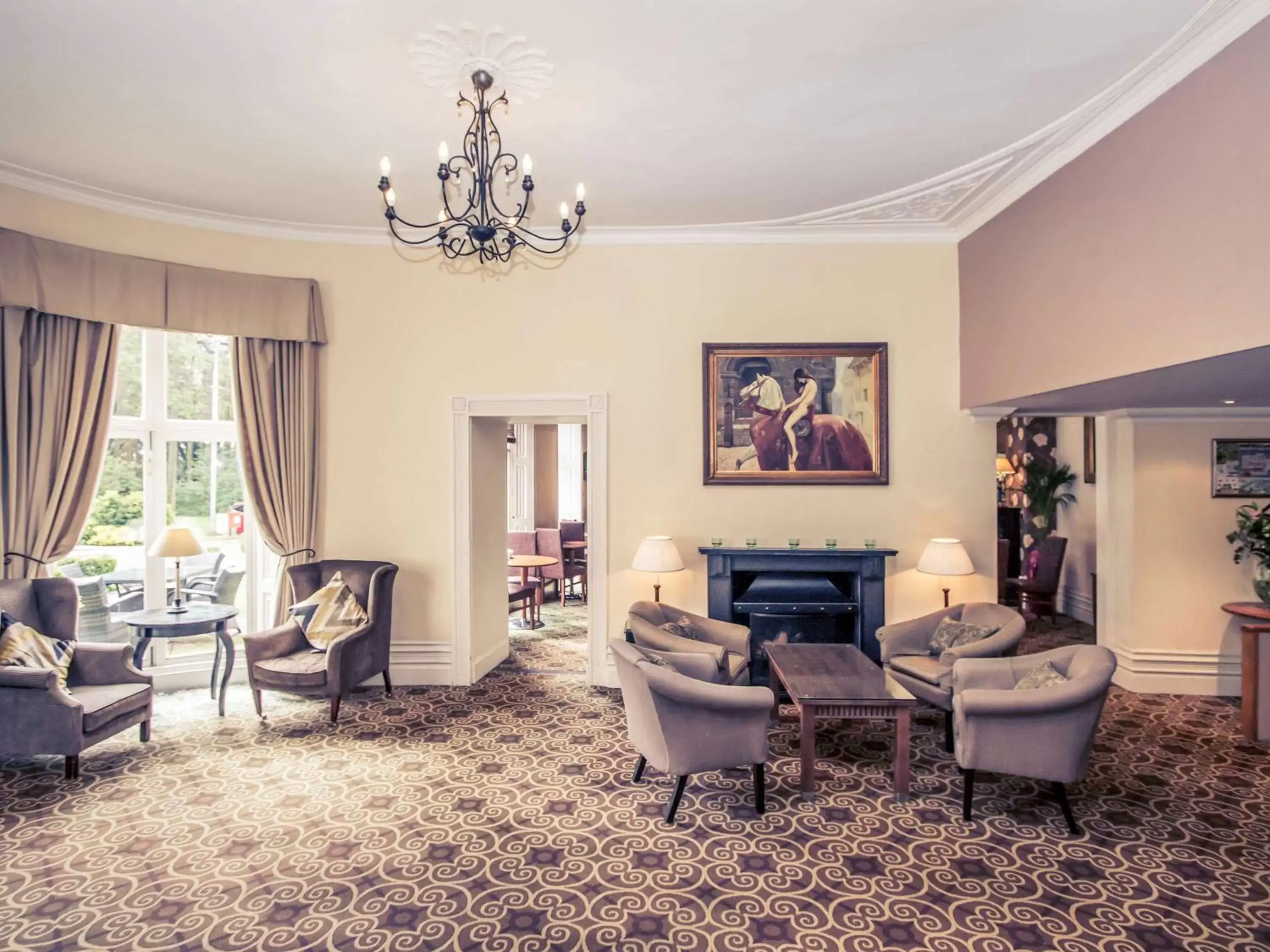 Property building, Seating Area in Brandon Hall Hotel & Spa Warwickshire