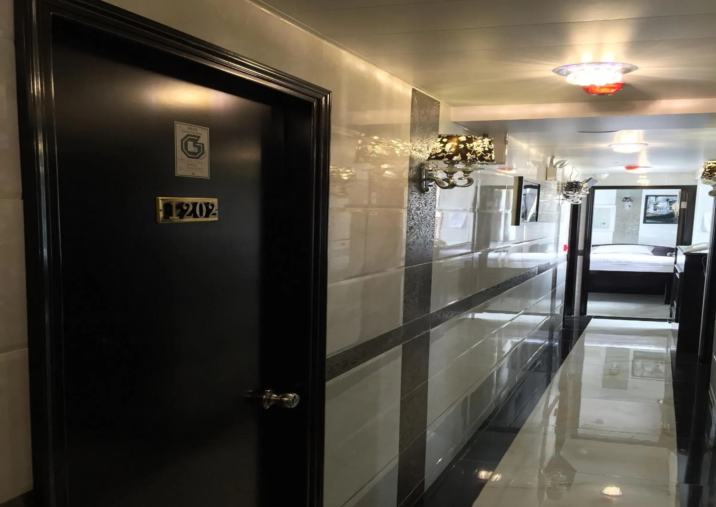 Decorative detail in Hostel Venus