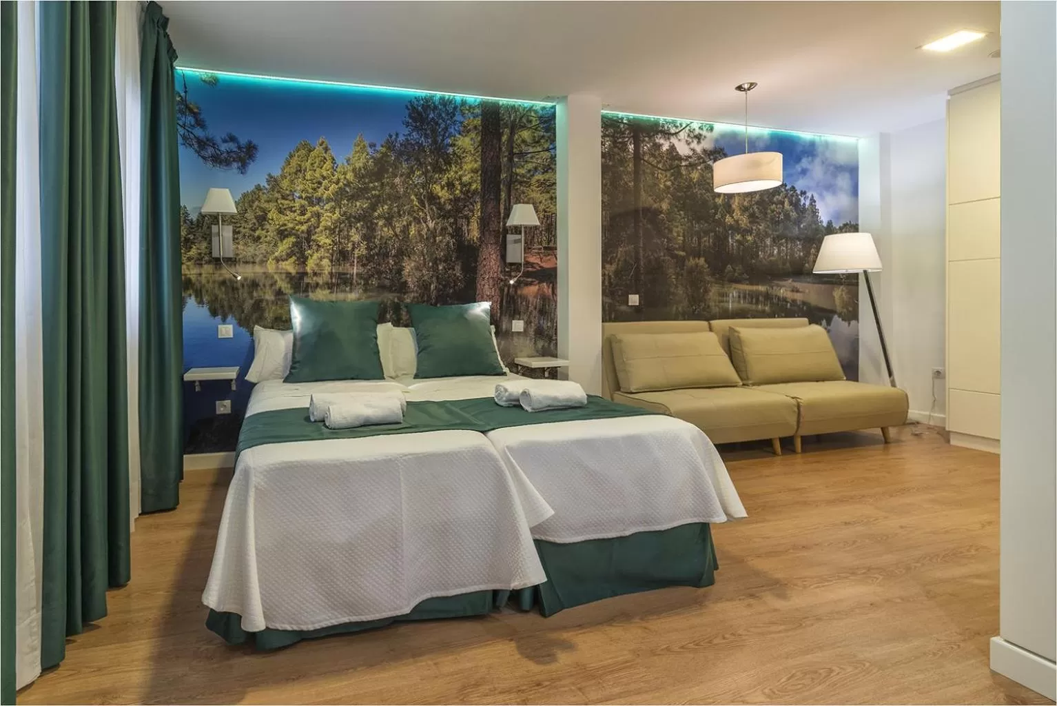 Bed in Hotel Ciudad del Mar