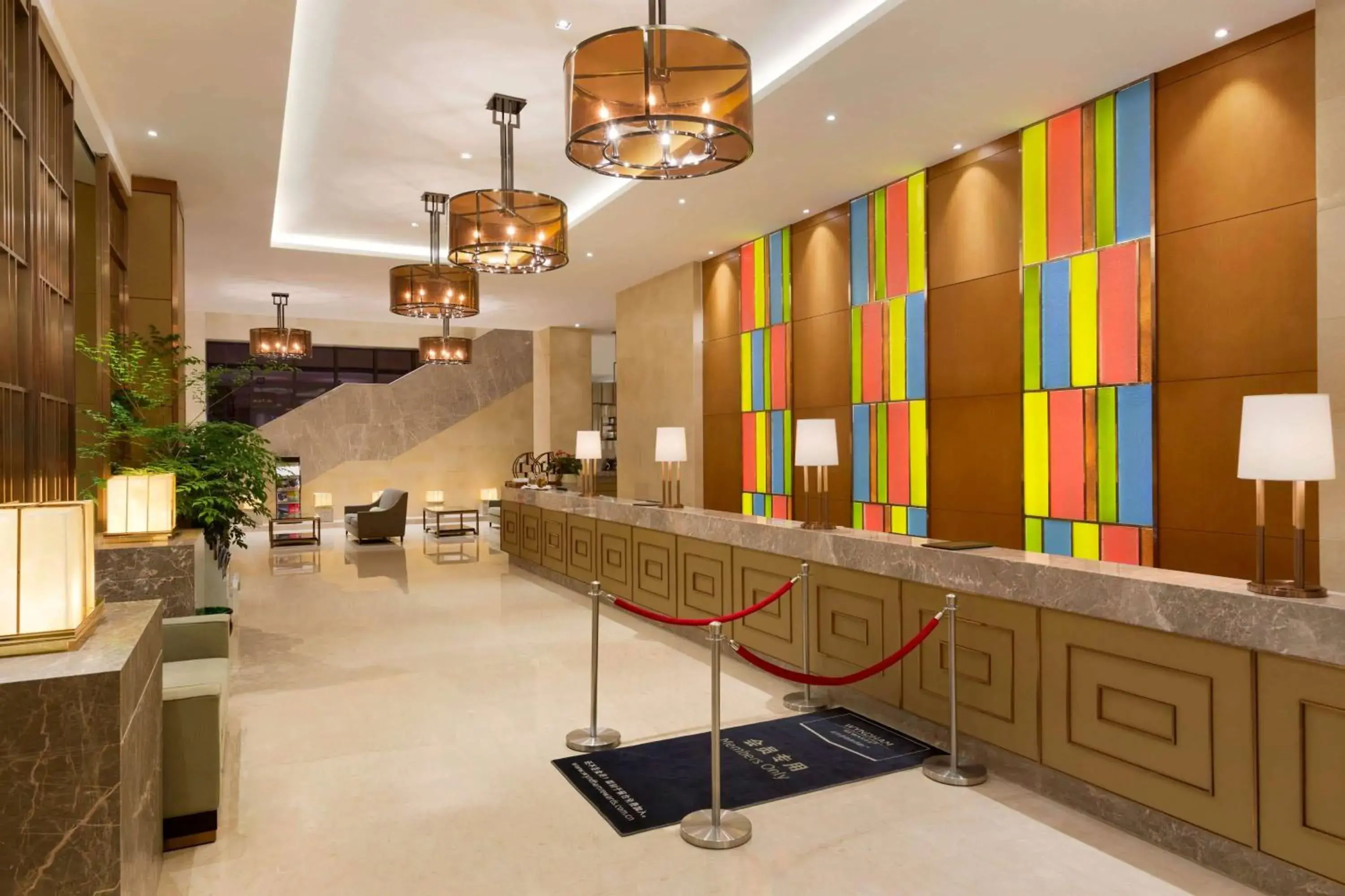 Lobby or reception in Ramada Suzhou