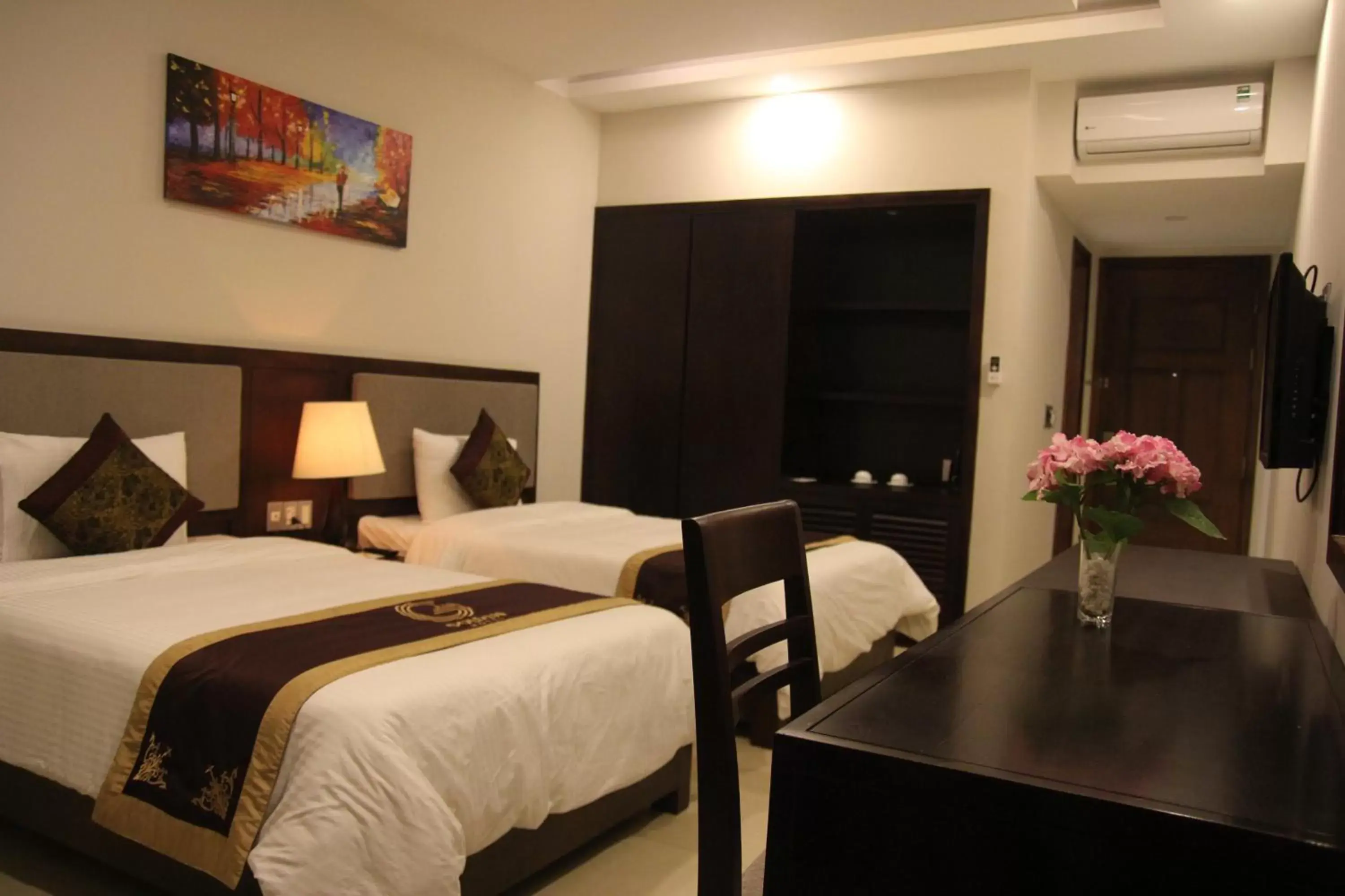 Bed in Golden Quang Tri Hotel Bed in Golden Quang Tri Hotel