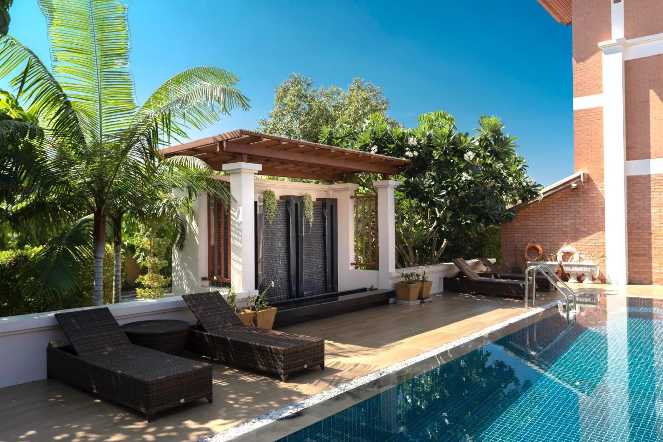 Swimming pool in Content Villa Chiangmai