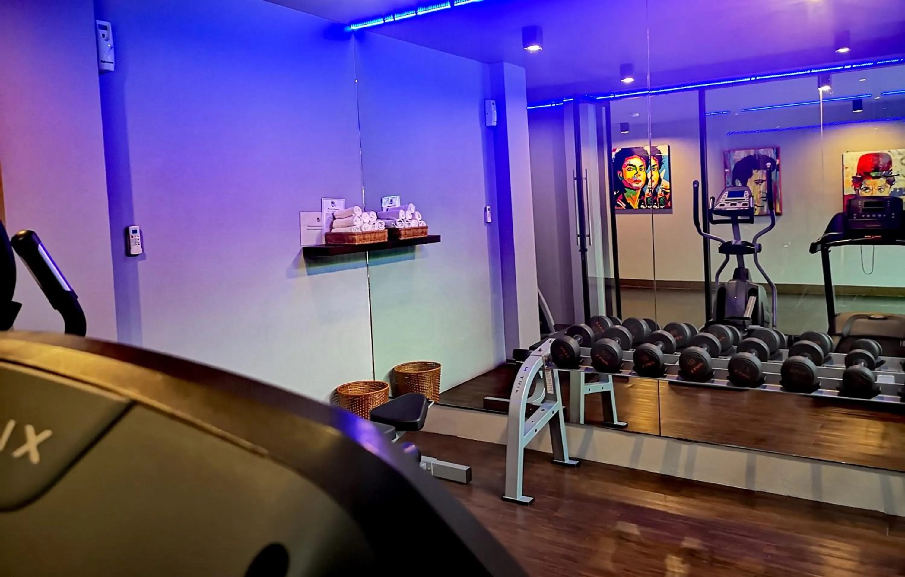 Fitness centre/facilities in Mazi Design Hotel by Kalima