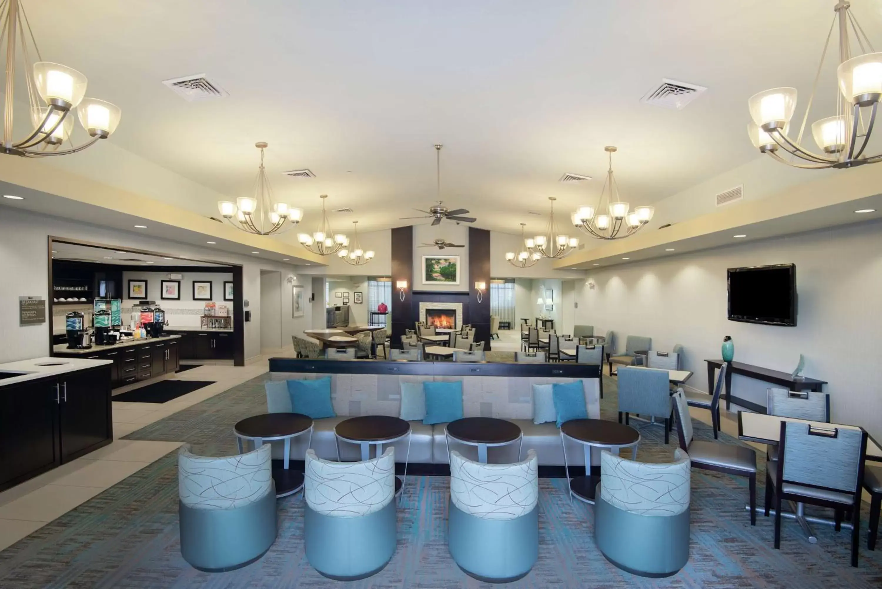 Dining area, Restaurant/Places to Eat in Homewood Suites Port Saint Lucie-Tradition