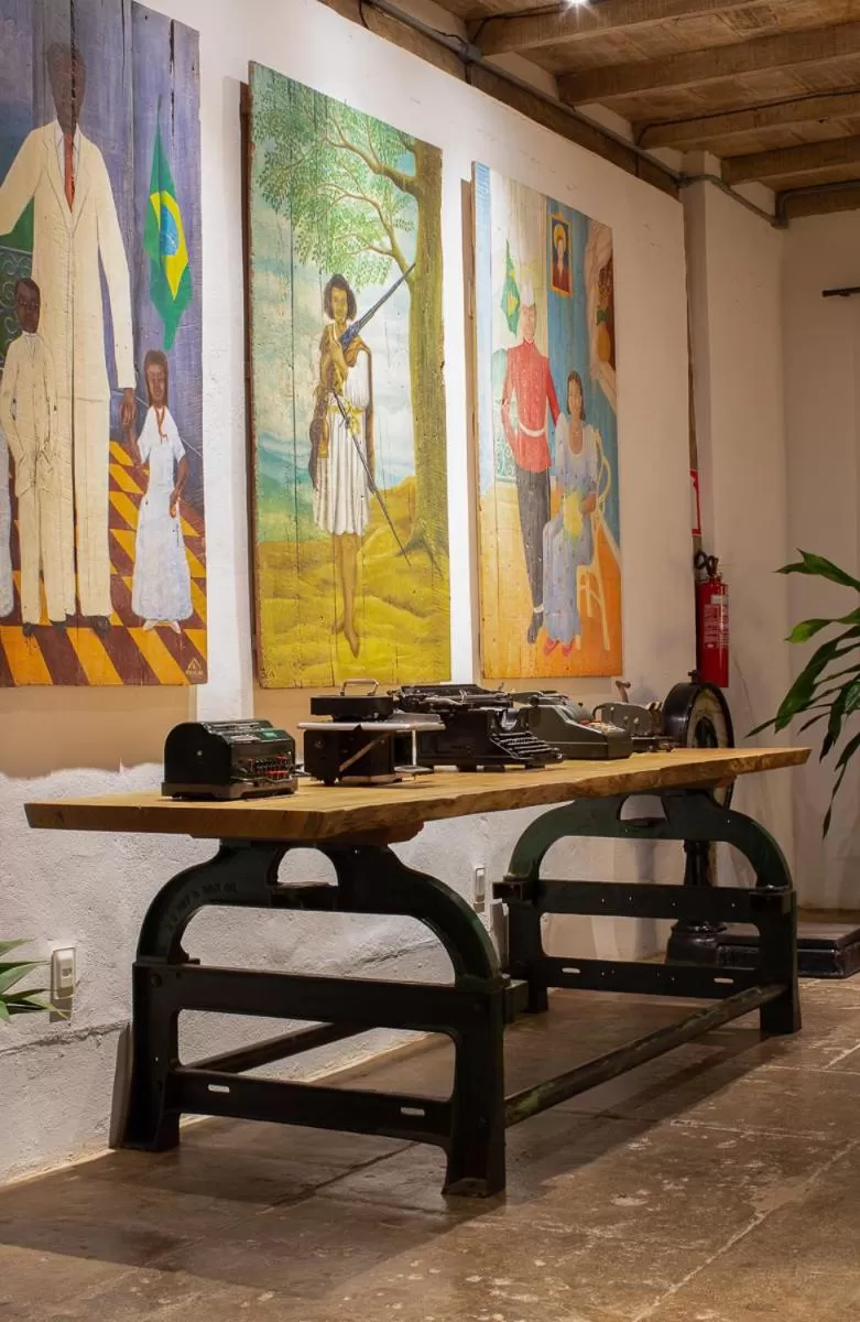 Decorative detail in Pousada Armazém 26