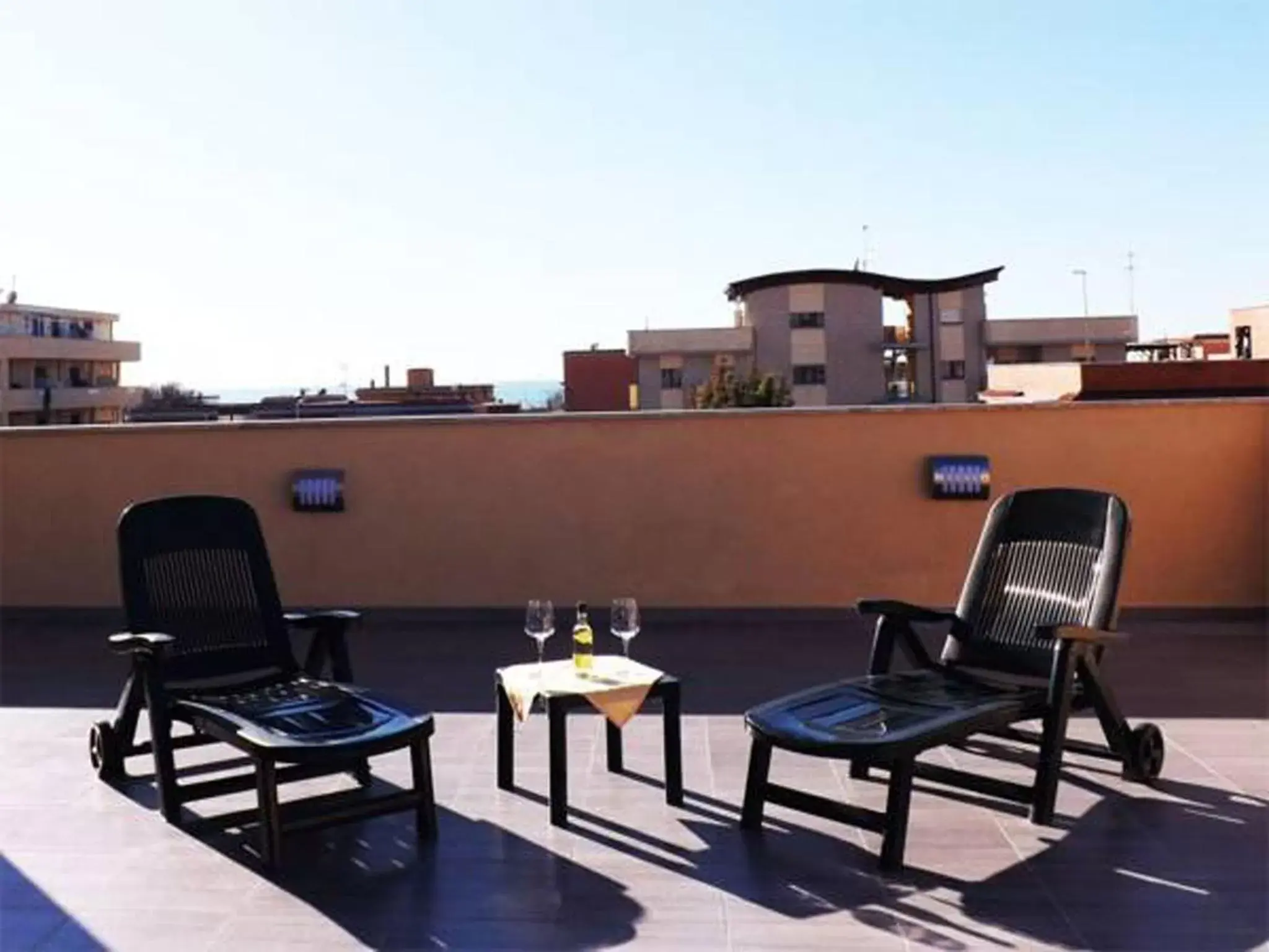 Balcony/Terrace in Hotel De La Ville Relais