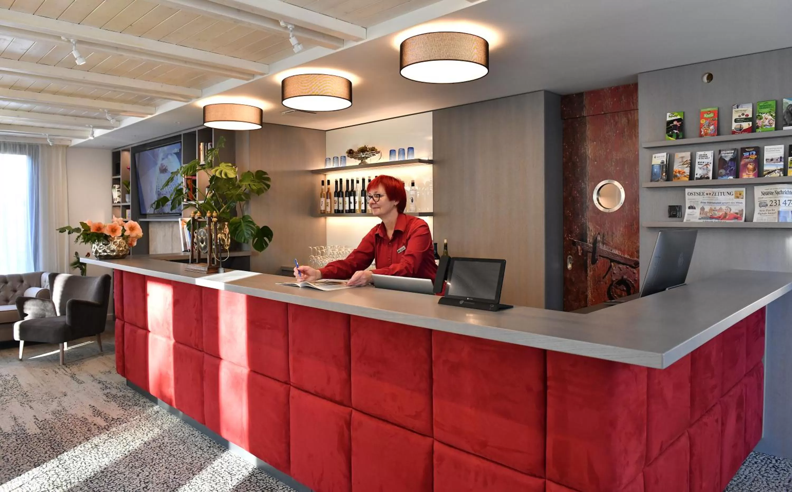 Lobby or reception in Landhotel Rittmeister & Kräuter-SPA Adults Only