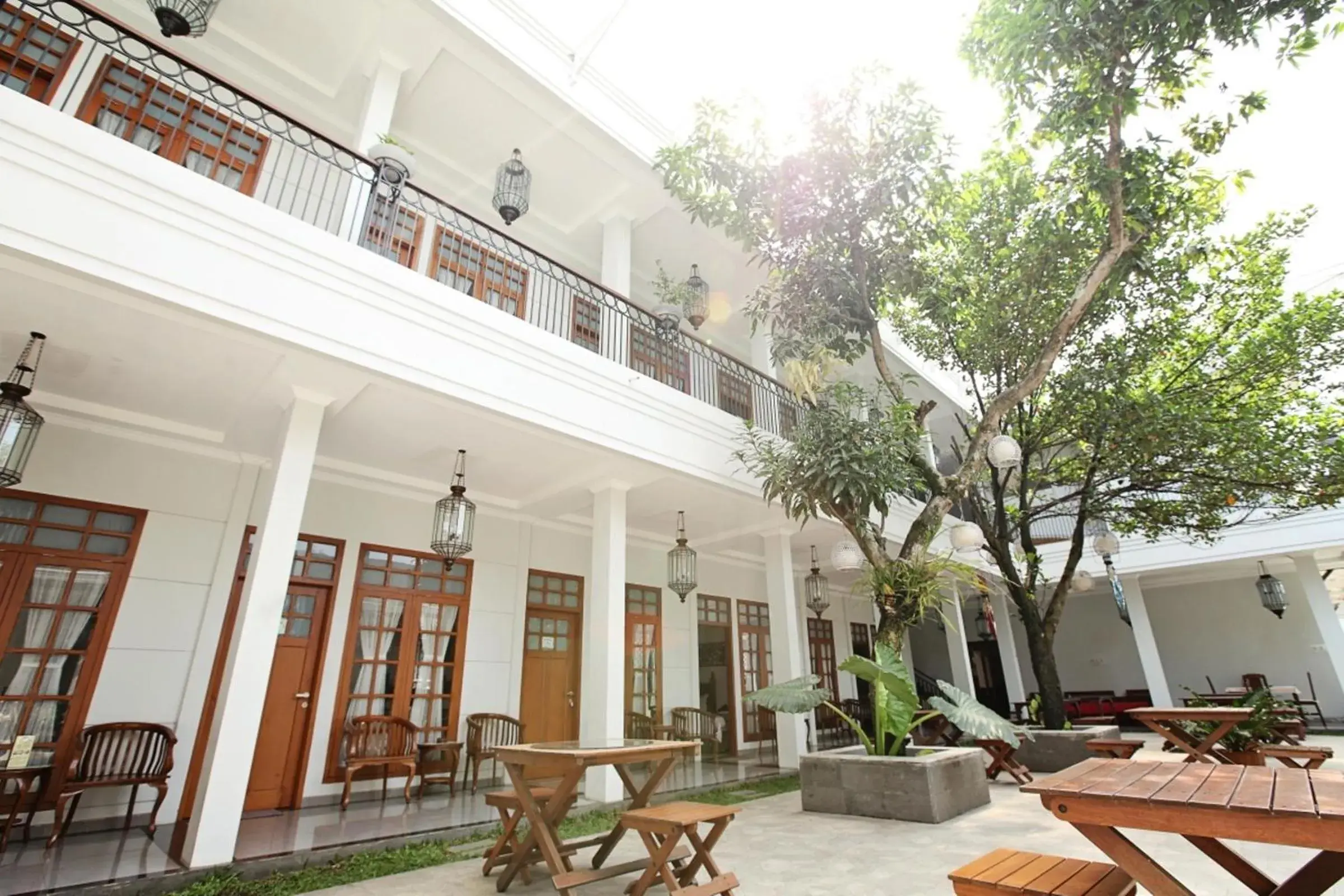 Facade/entrance, Property Building in de' Halimun Guest House                                                                   