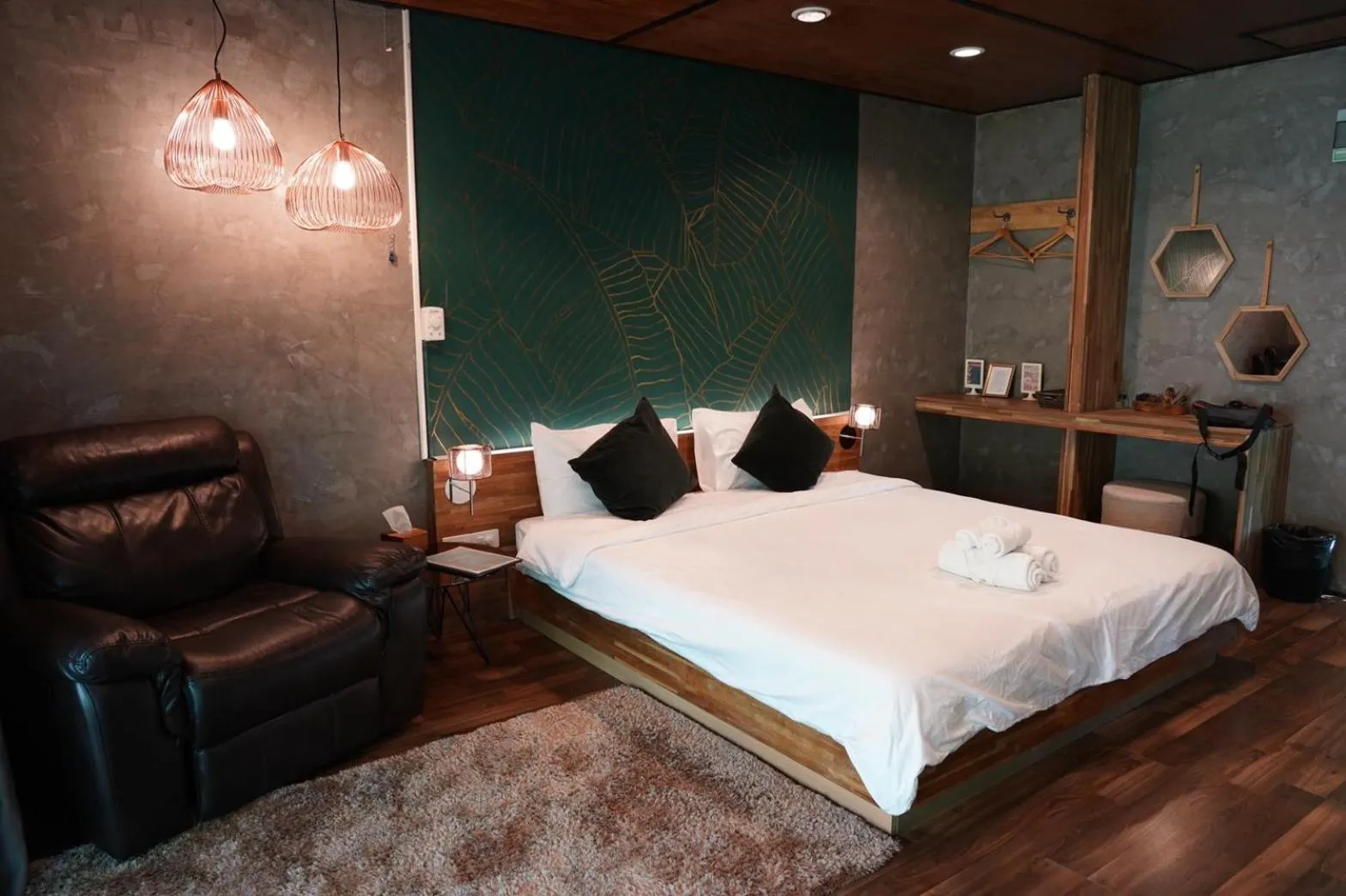 Bed in Villa Panalai