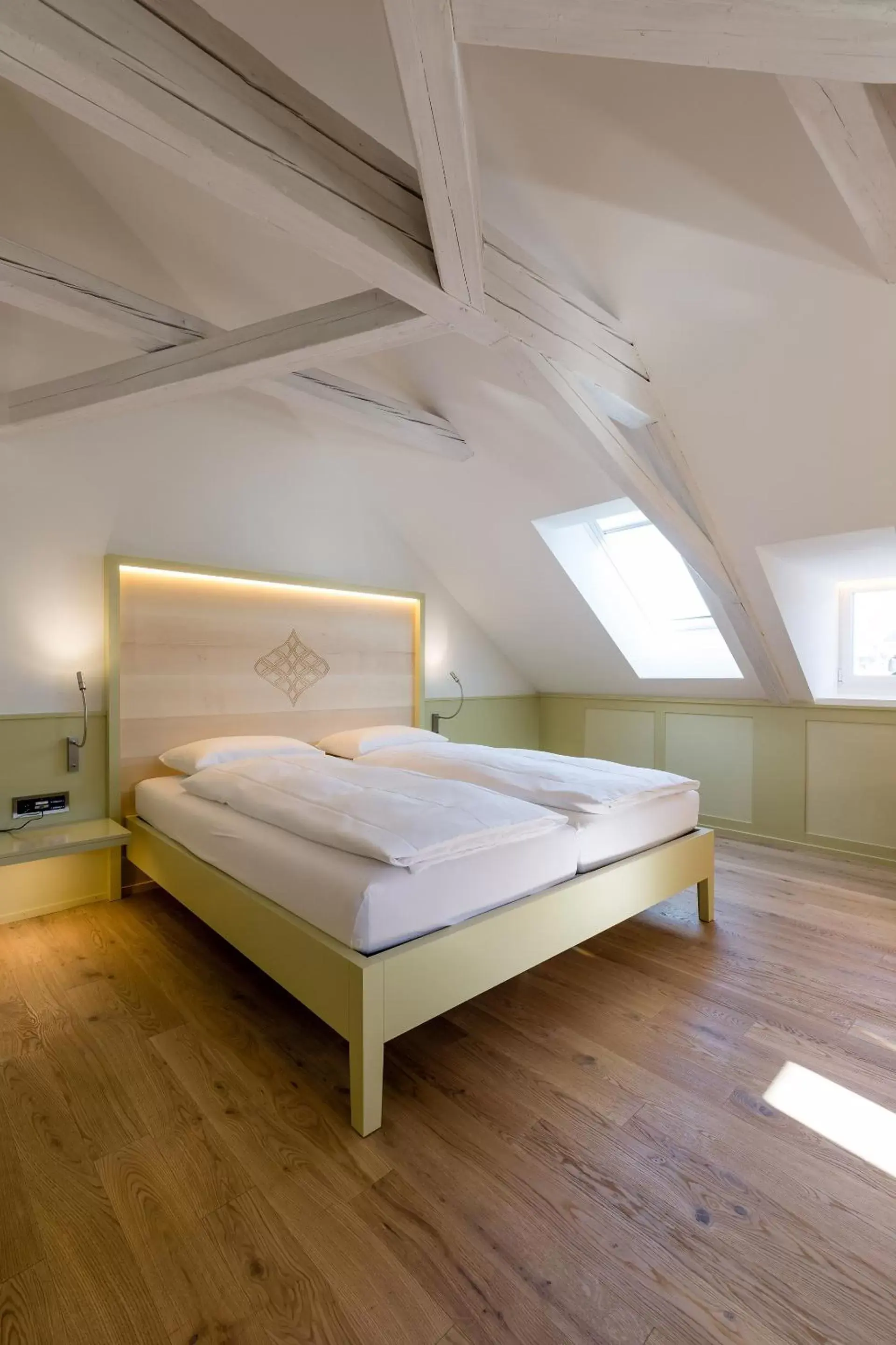 Photo of the whole room, Bed in Gasthaus Krone Speicher Boutique-Hotel