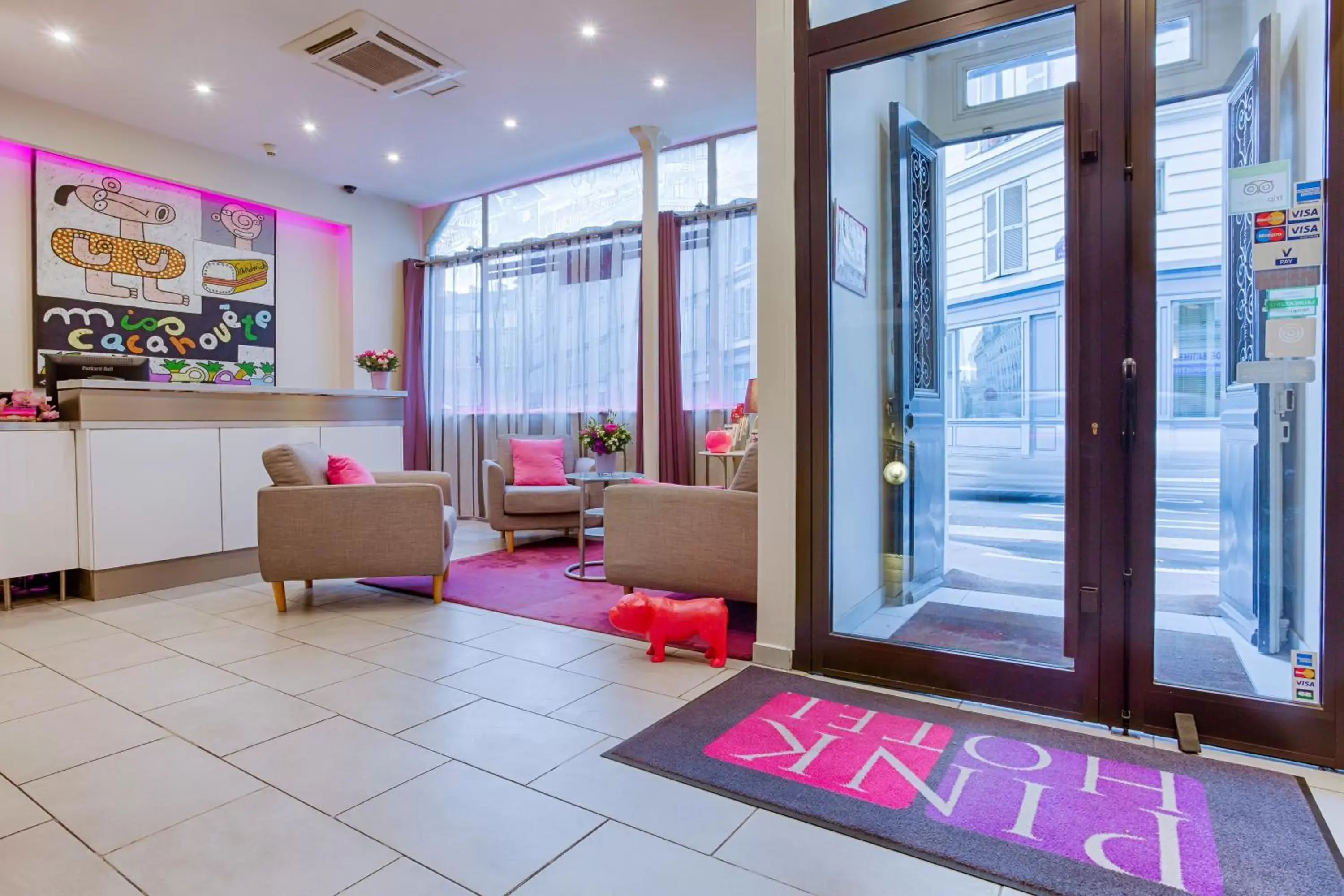 Lobby or reception in Pink Hotel