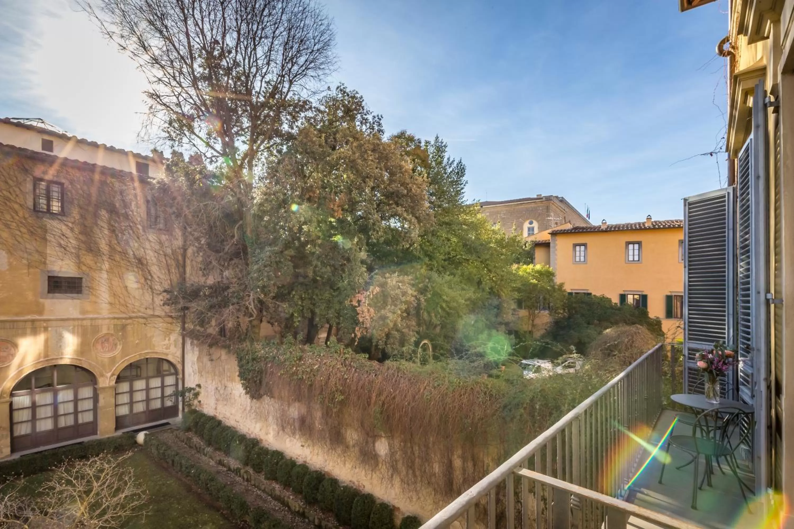 Balcony/Terrace in Hotel La Scaletta al Ponte Vecchio