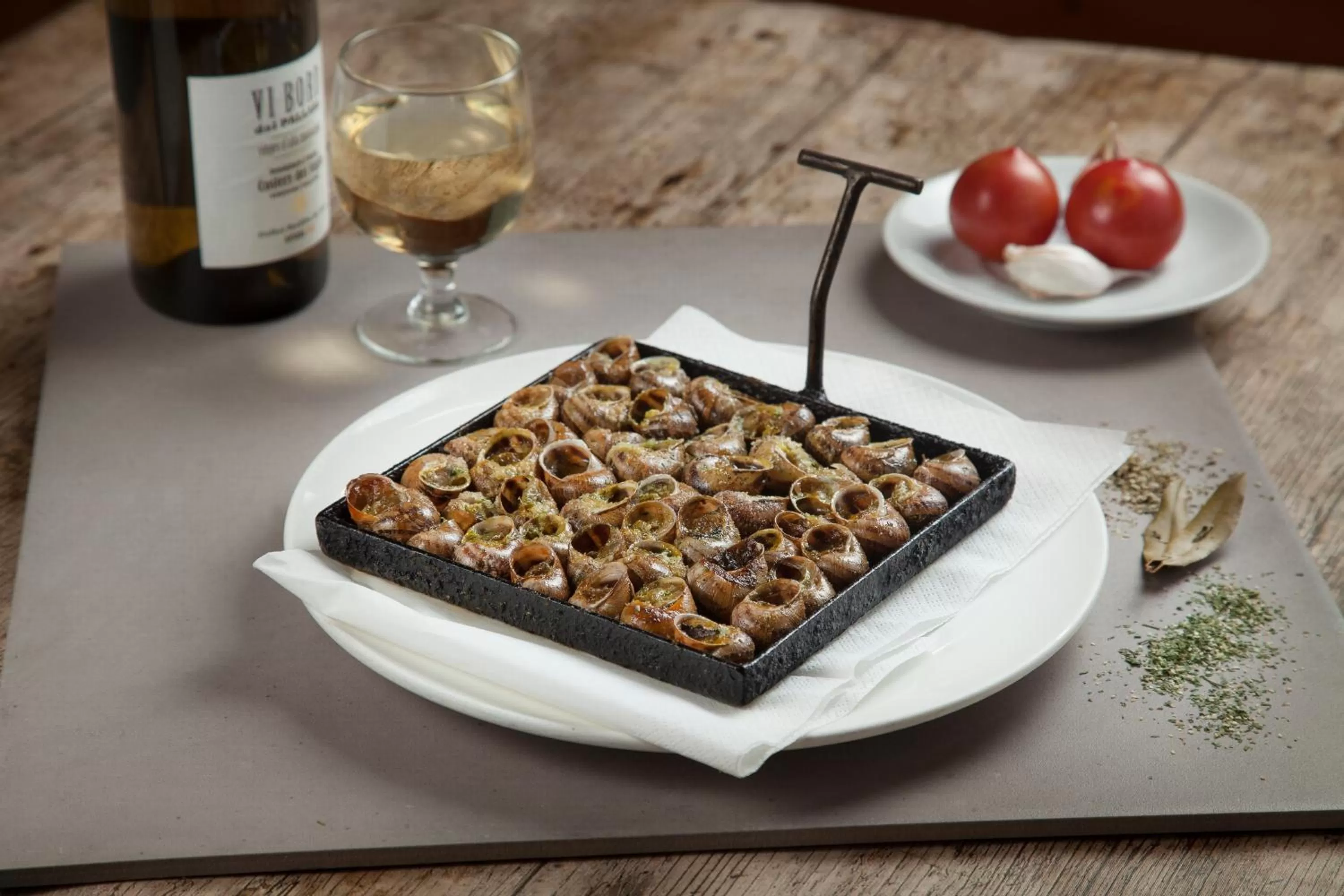 Food in Hotel Restaurant Les Brases