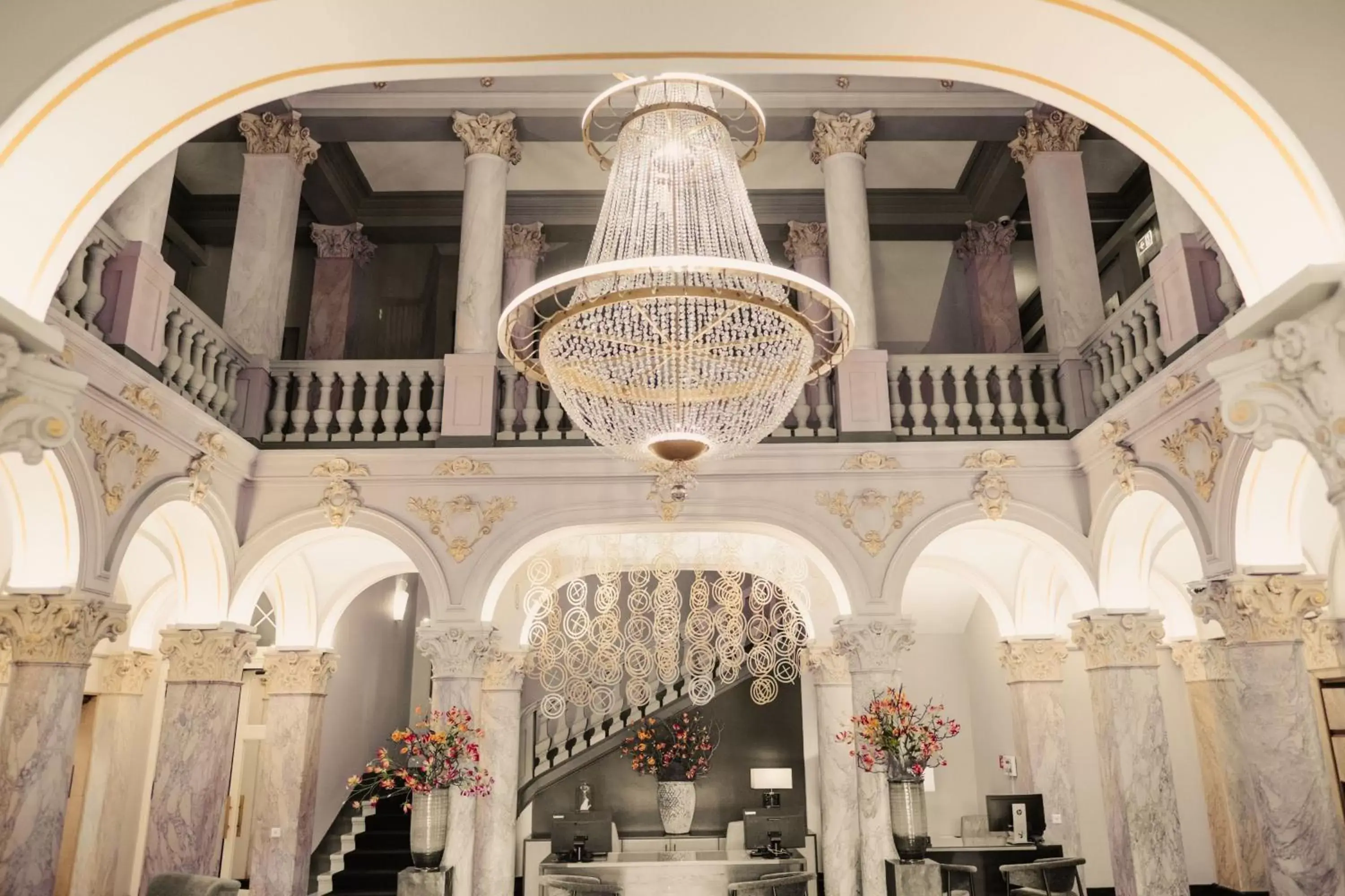 Lobby or reception in The Ritz-Carlton Hotel de la Paix, Geneva