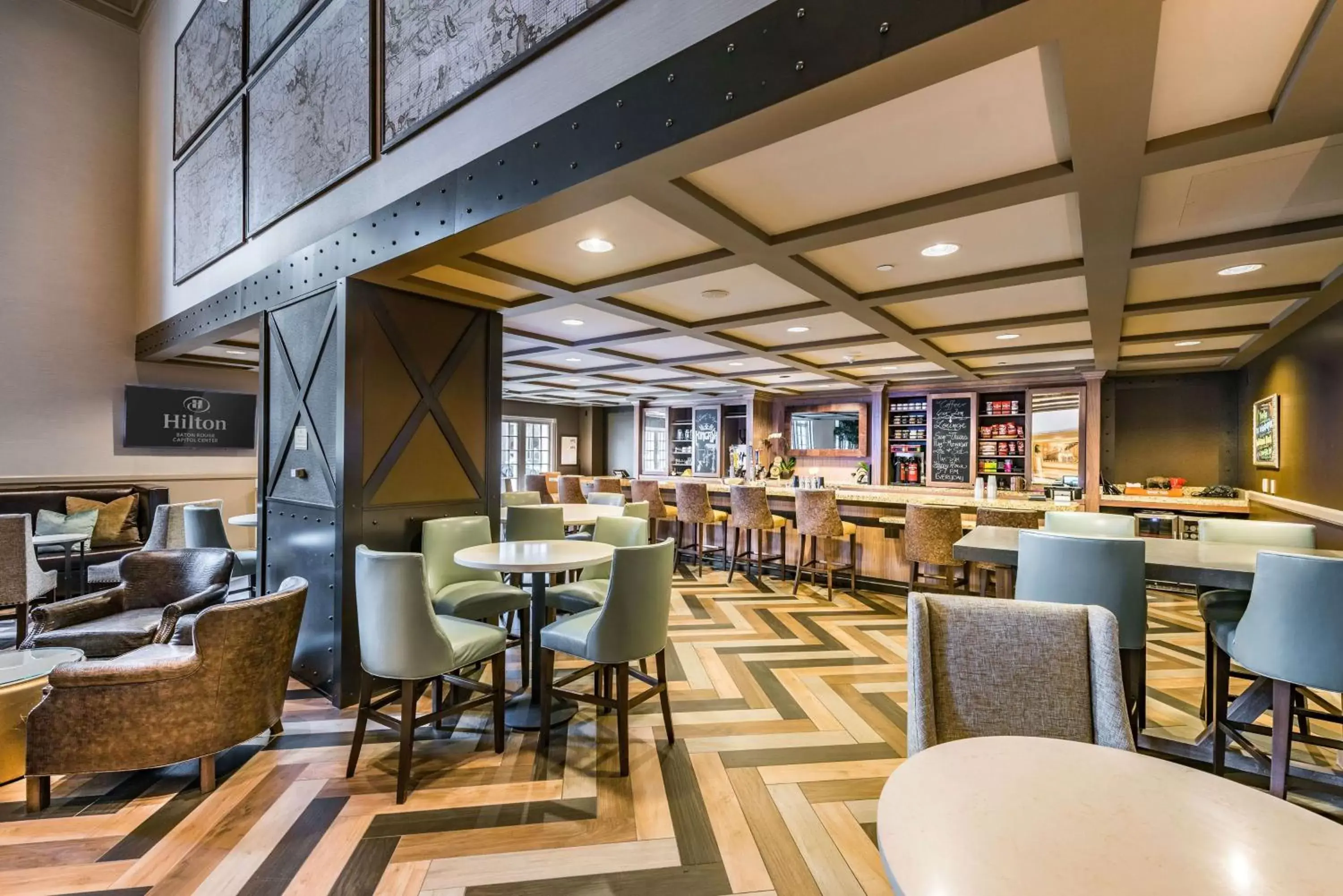 Lounge or bar, Restaurant/Places to Eat in Hilton Baton Rouge Capitol Center