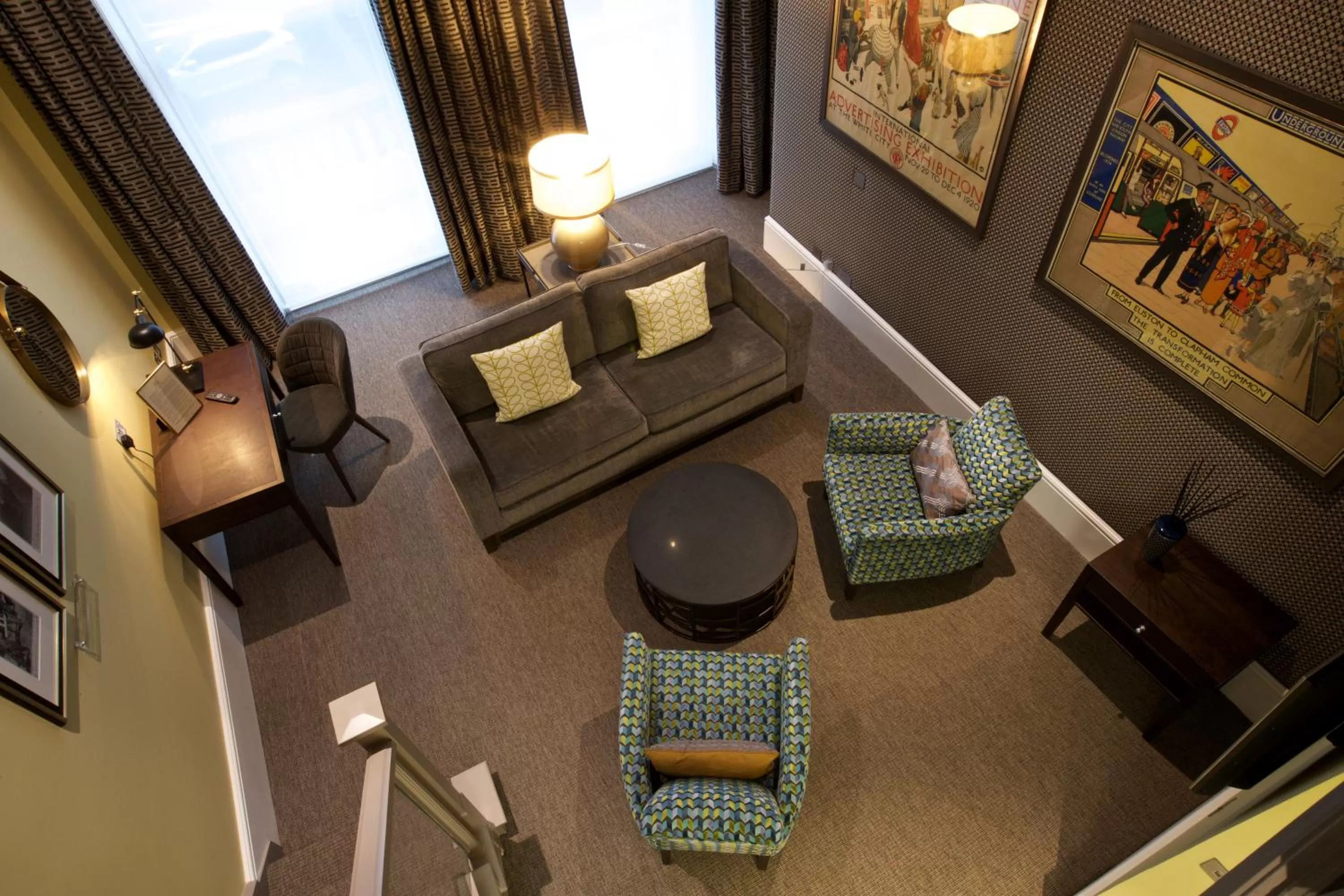 Living room in 54 Queen's Gate Hotel