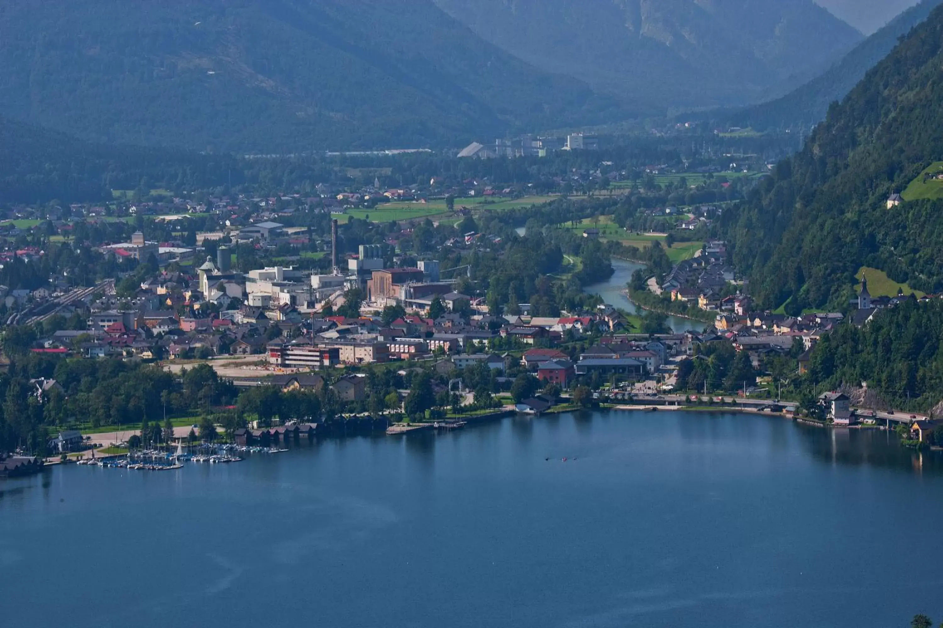 Area and facilities, Bird's-eye View in Landhotel Post Ebensee am Traunsee ***S
