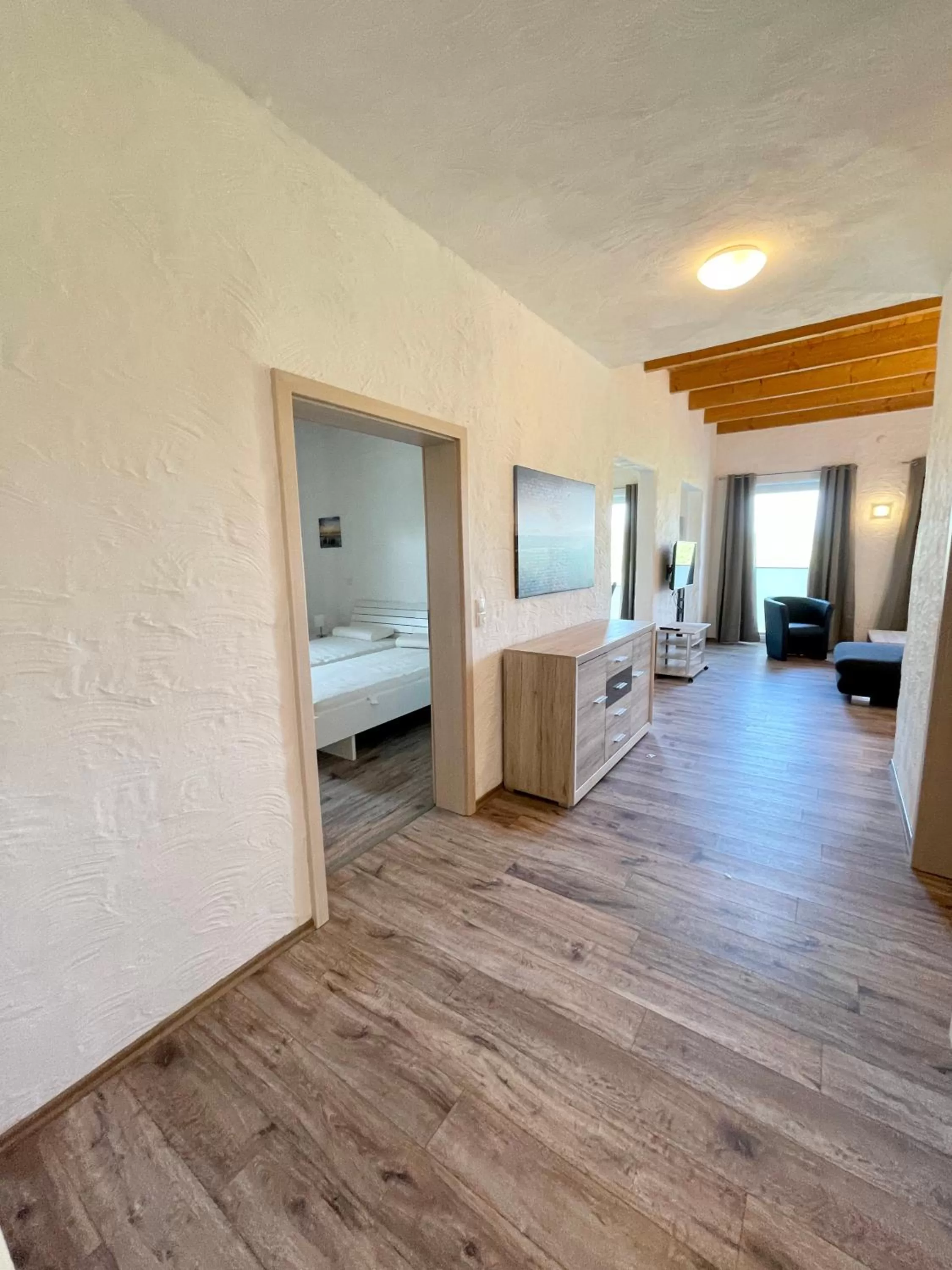 TV and multimedia, Bed in Villa Moorstern am Badesee Tannenhausen