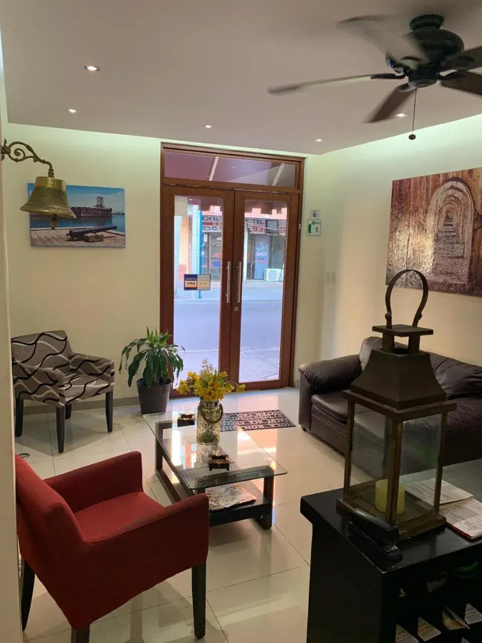 Seating area, Lobby/Reception in Hotel Posada San Juan