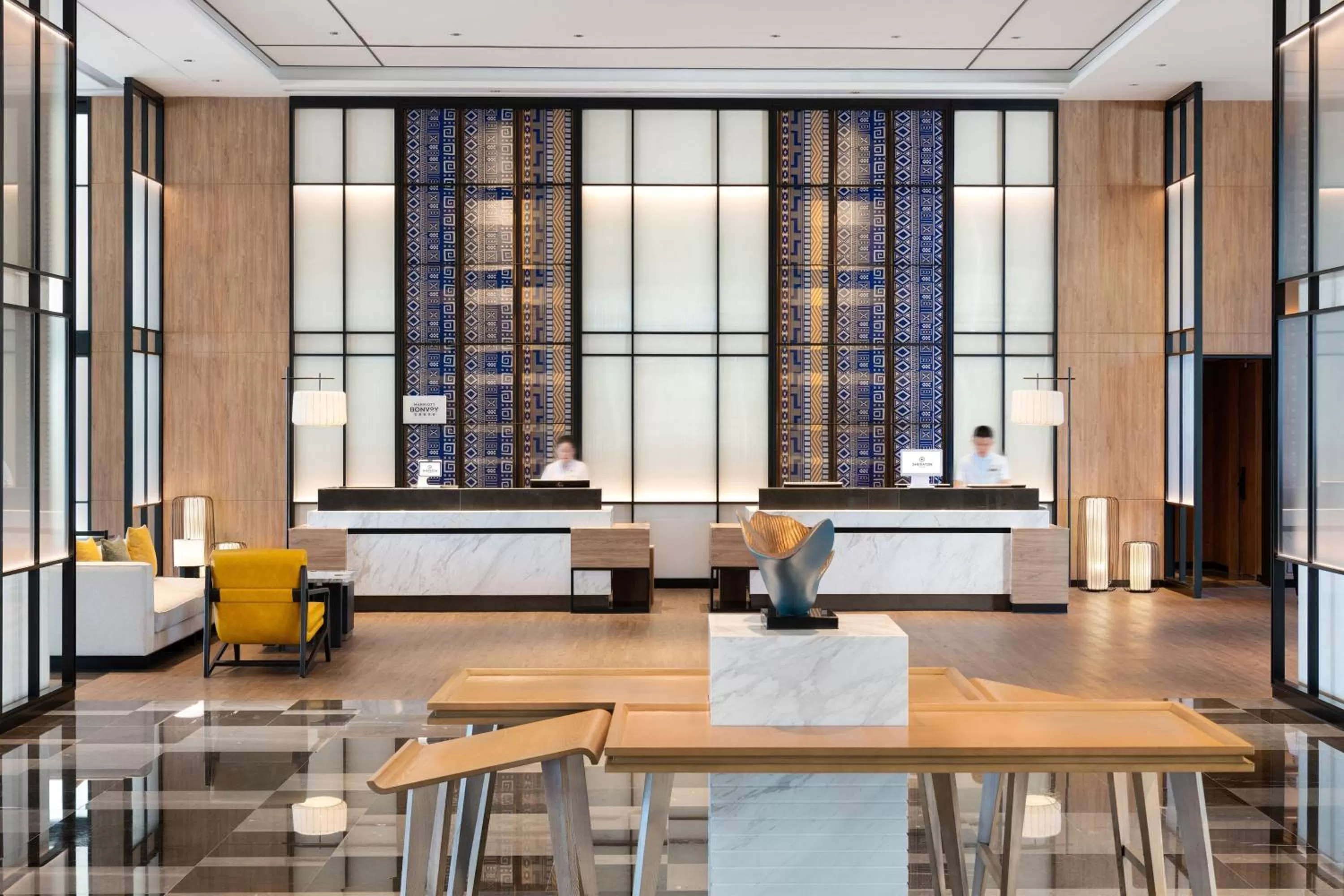 Lobby or reception in Sheraton Haikou Hotel