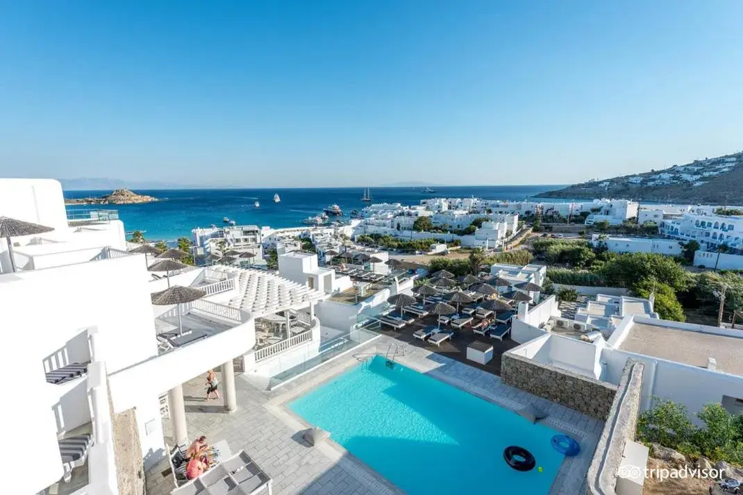 Property building, Pool View in The George Hotel Mykonos