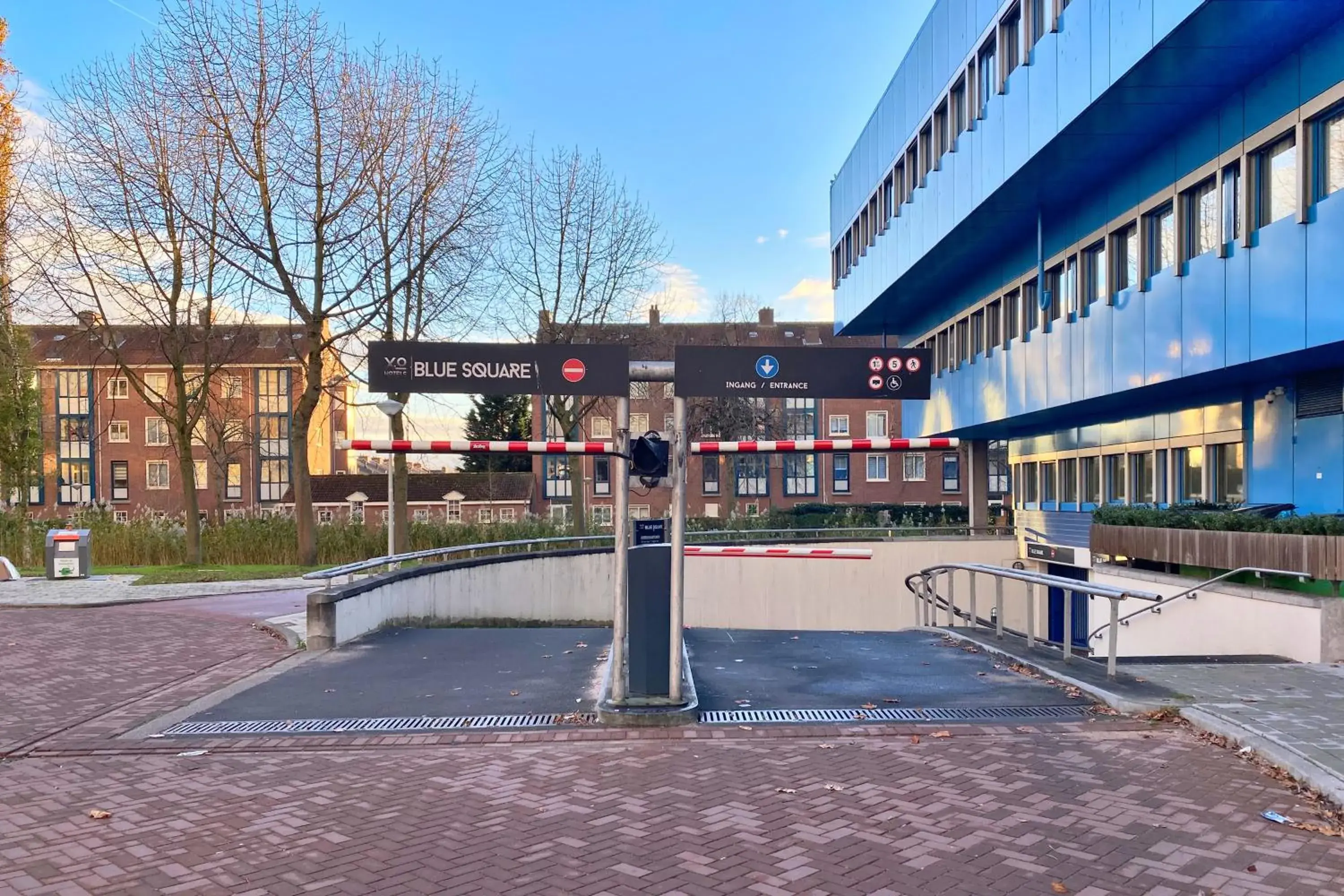 Property building in XO Hotels Blue Square Property building in XO Hotels Blue Square