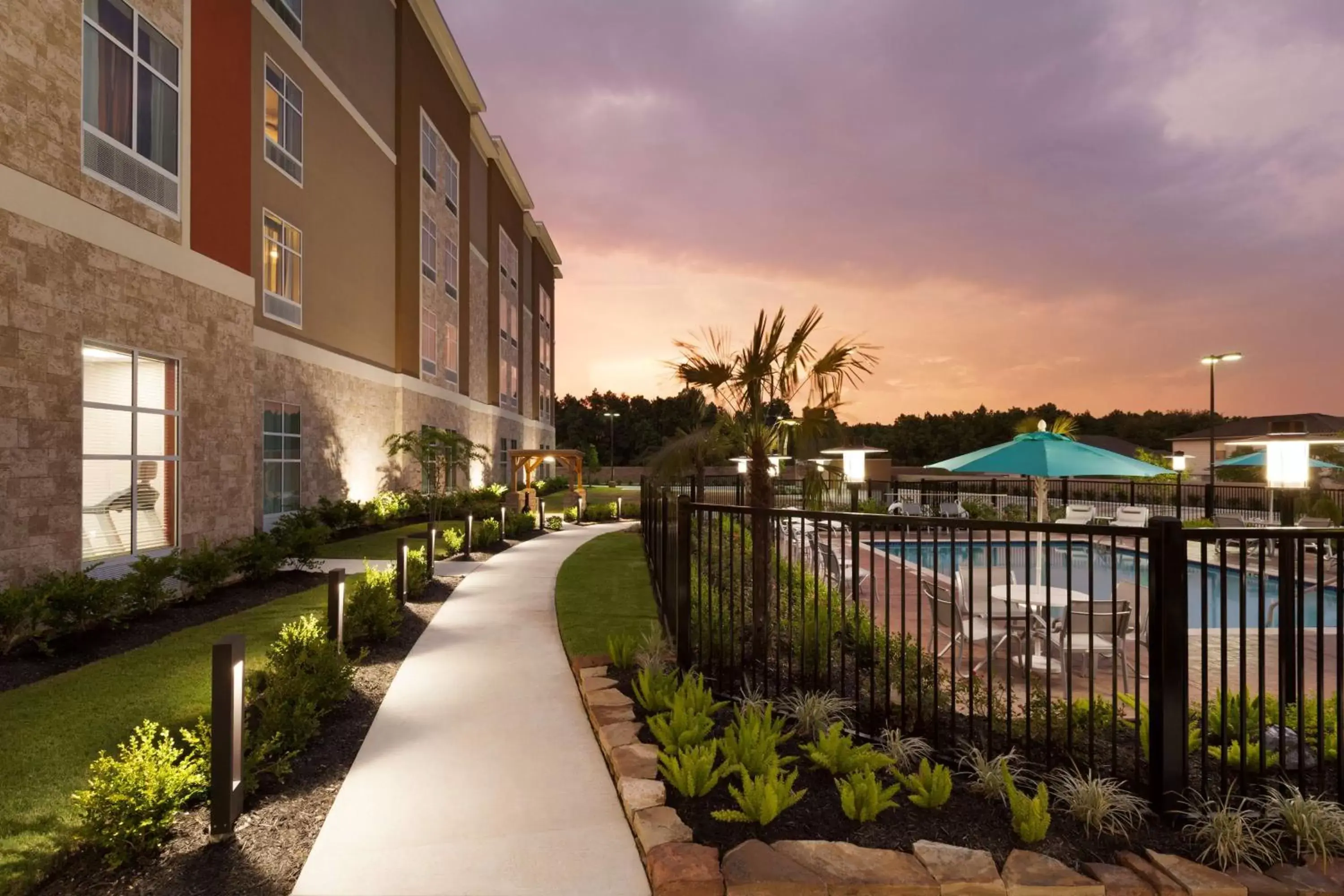 Pool view in Homewood Suites by Hilton North Houston/Spring