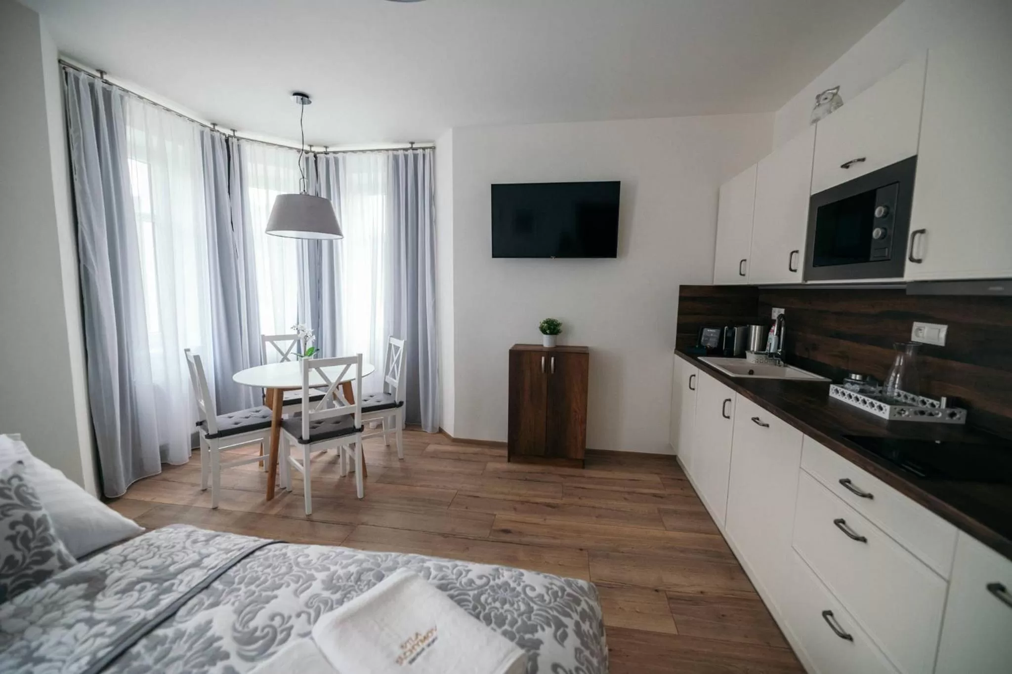 TV and multimedia, Bed in Vila Jáchymov