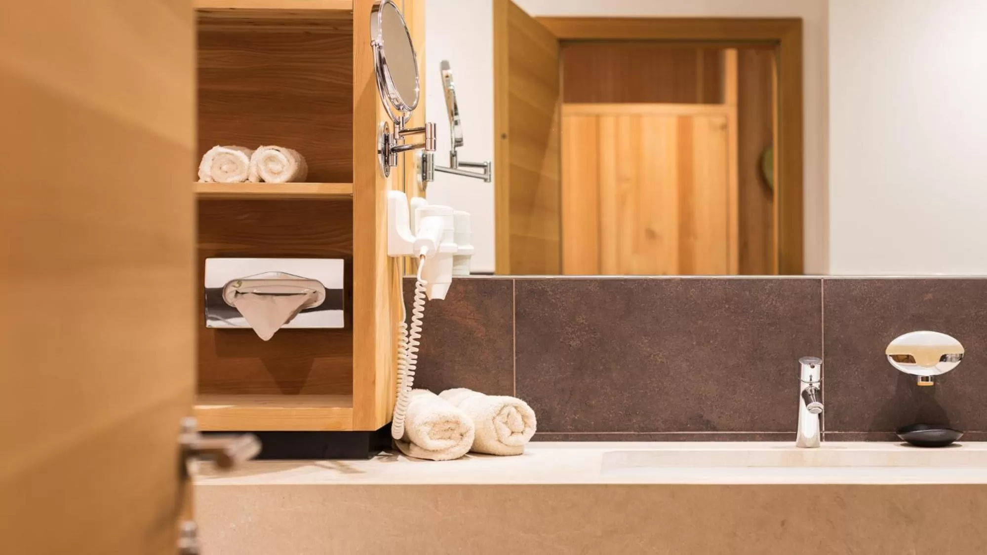 Bathroom in Biohotel theiner's garten