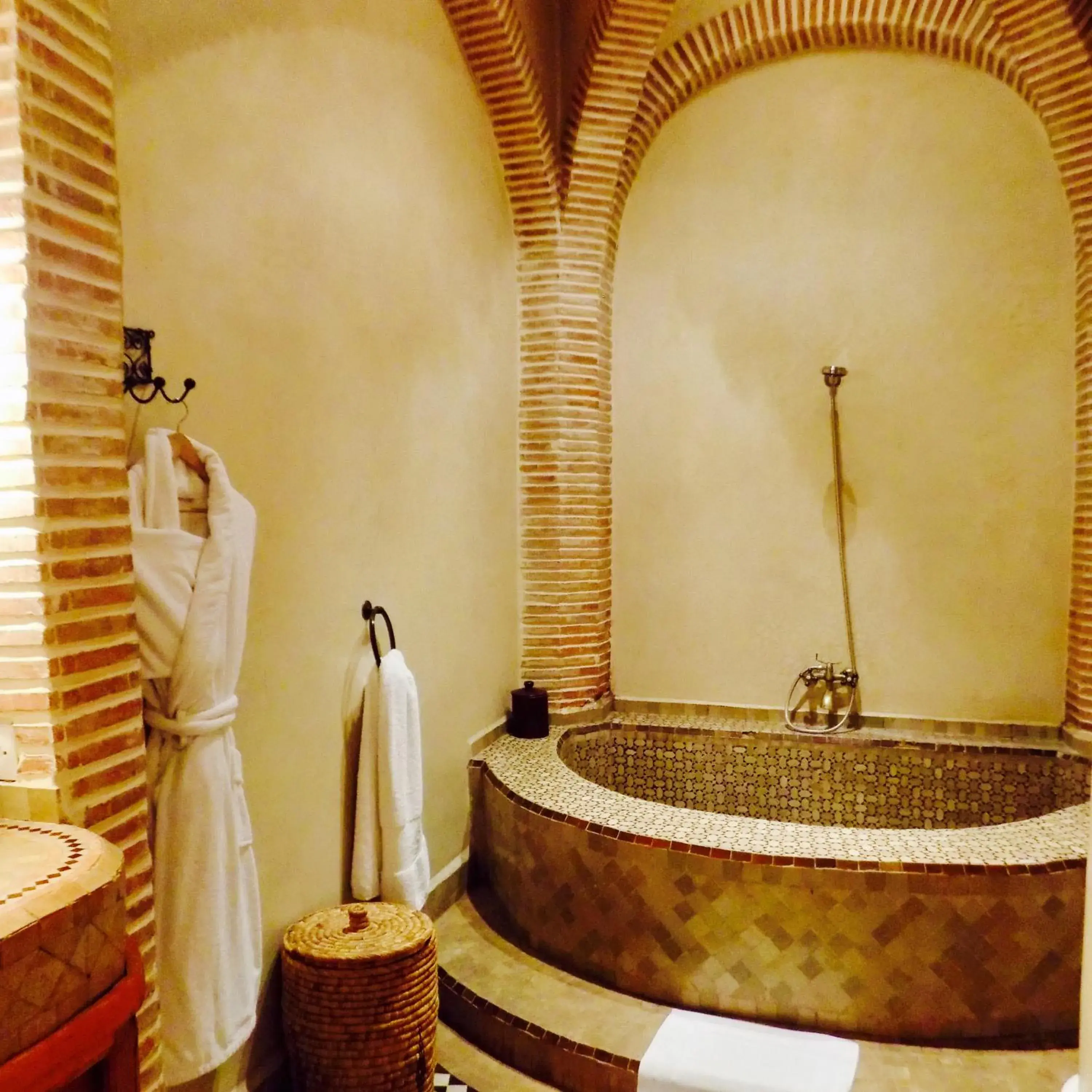 Shower, Bathroom in Riad Les Trois Palmiers El Bacha