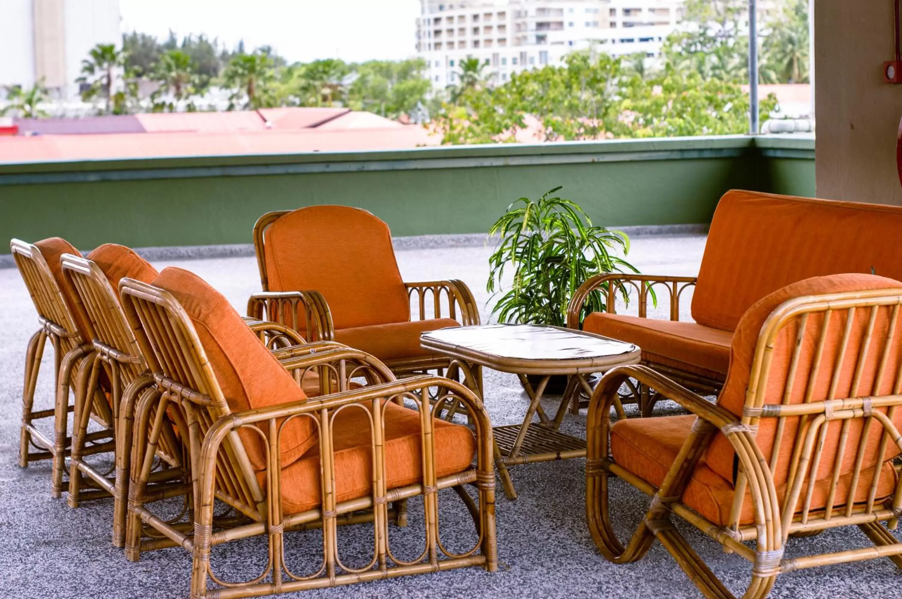 Patio in Labuan Avenue Hotel