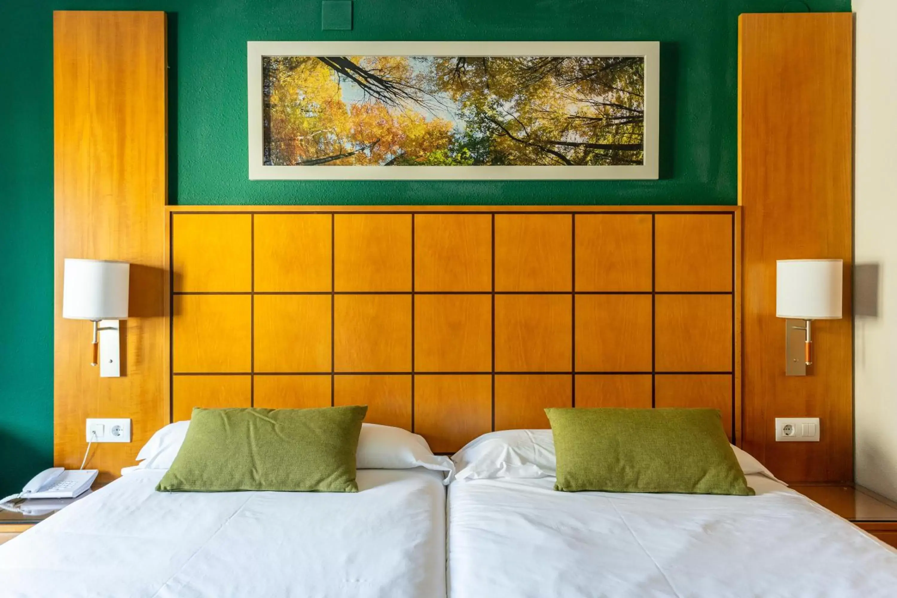 Bed in Gran Hotel de Jaca