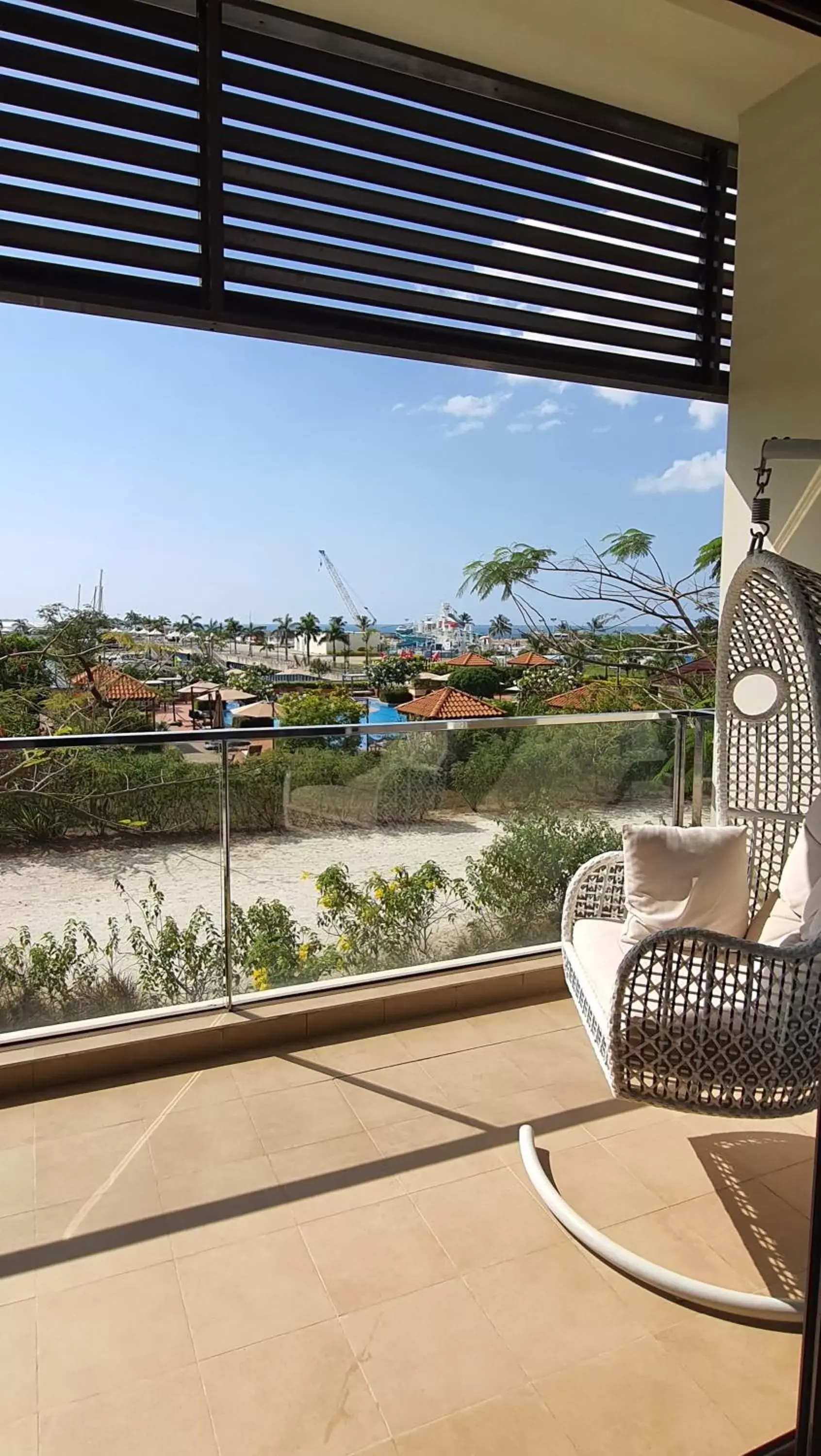 View (from property/room), Balcony/Terrace in Hotel Verde Zanzibar - Azam Luxury Resort and Spa