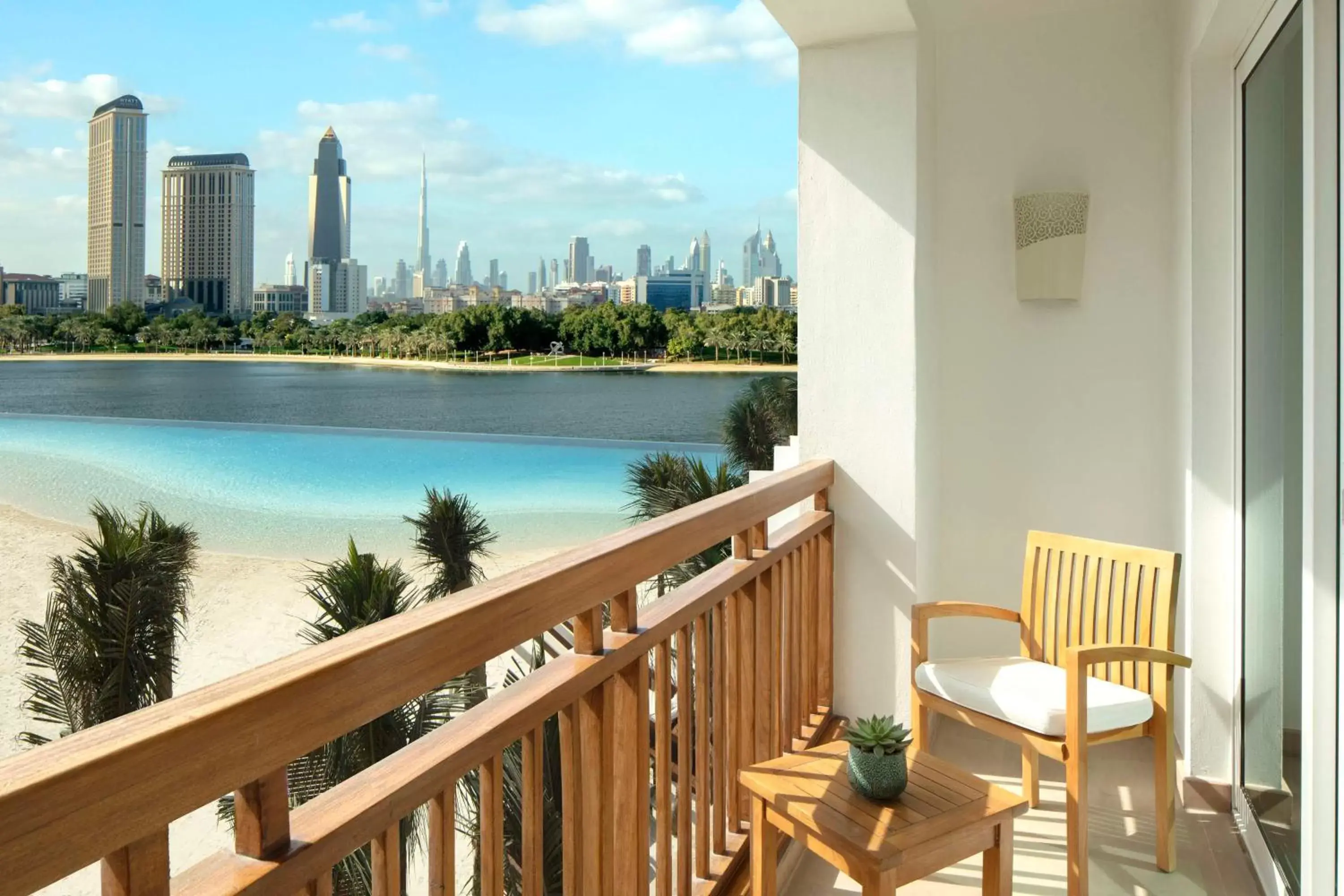 Bedroom, Pool View in Park Hyatt Dubai