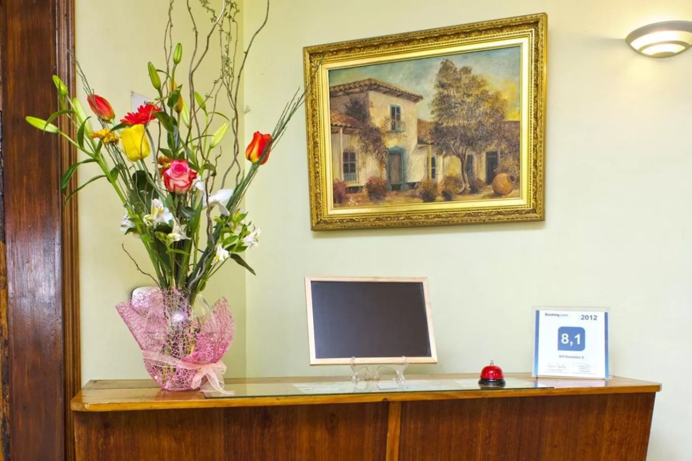 Lobby or reception in Hotel Chalet Suizo