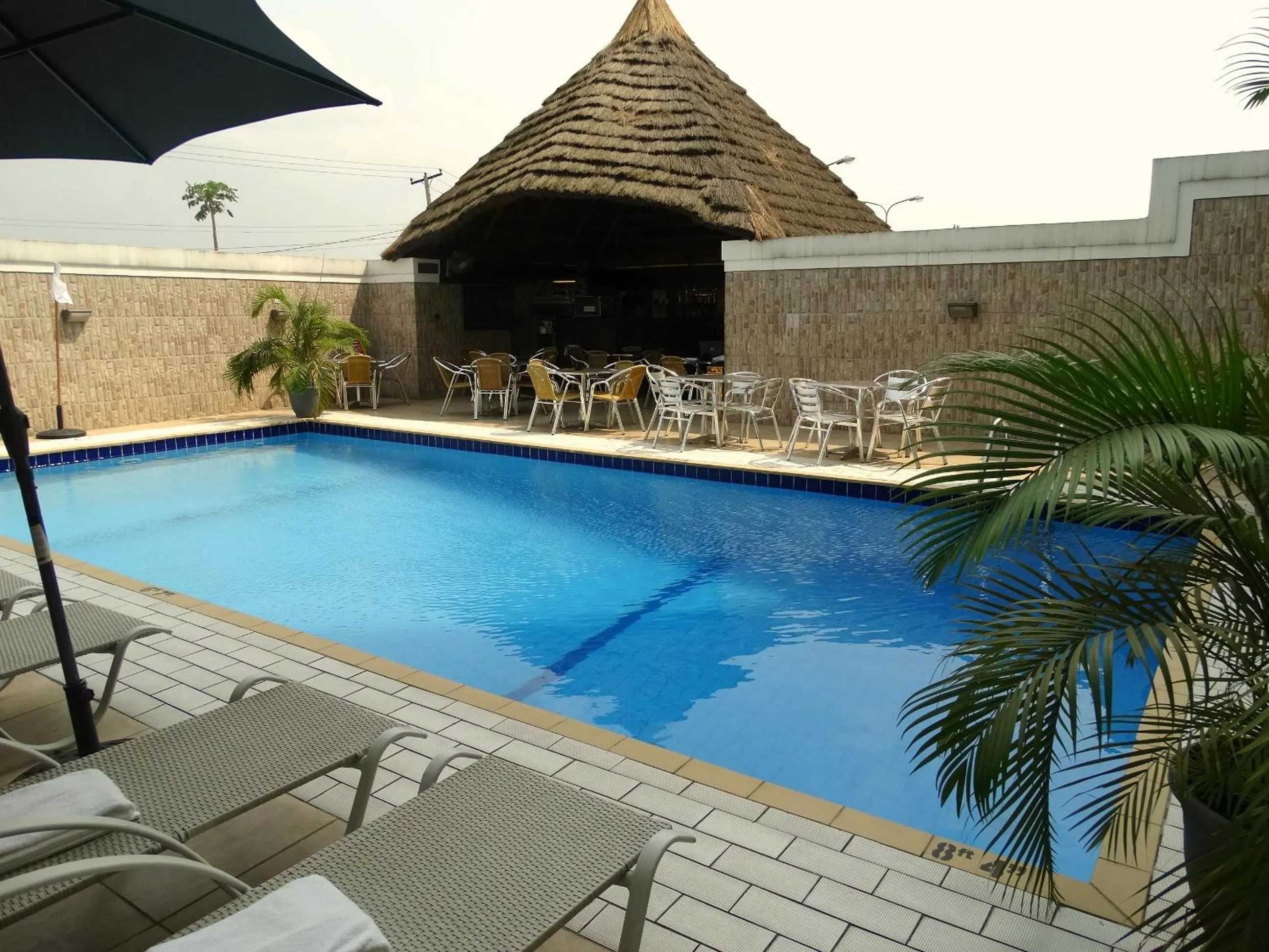 Decorative detail, Swimming Pool in Swiss International Mabisel Port Harcourt