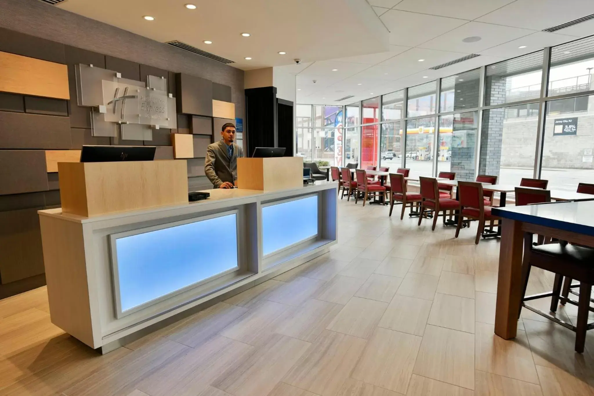 Property building in Holiday Inn Express & Suites Jersey City - Holland Tunnel, an IHG Hotel