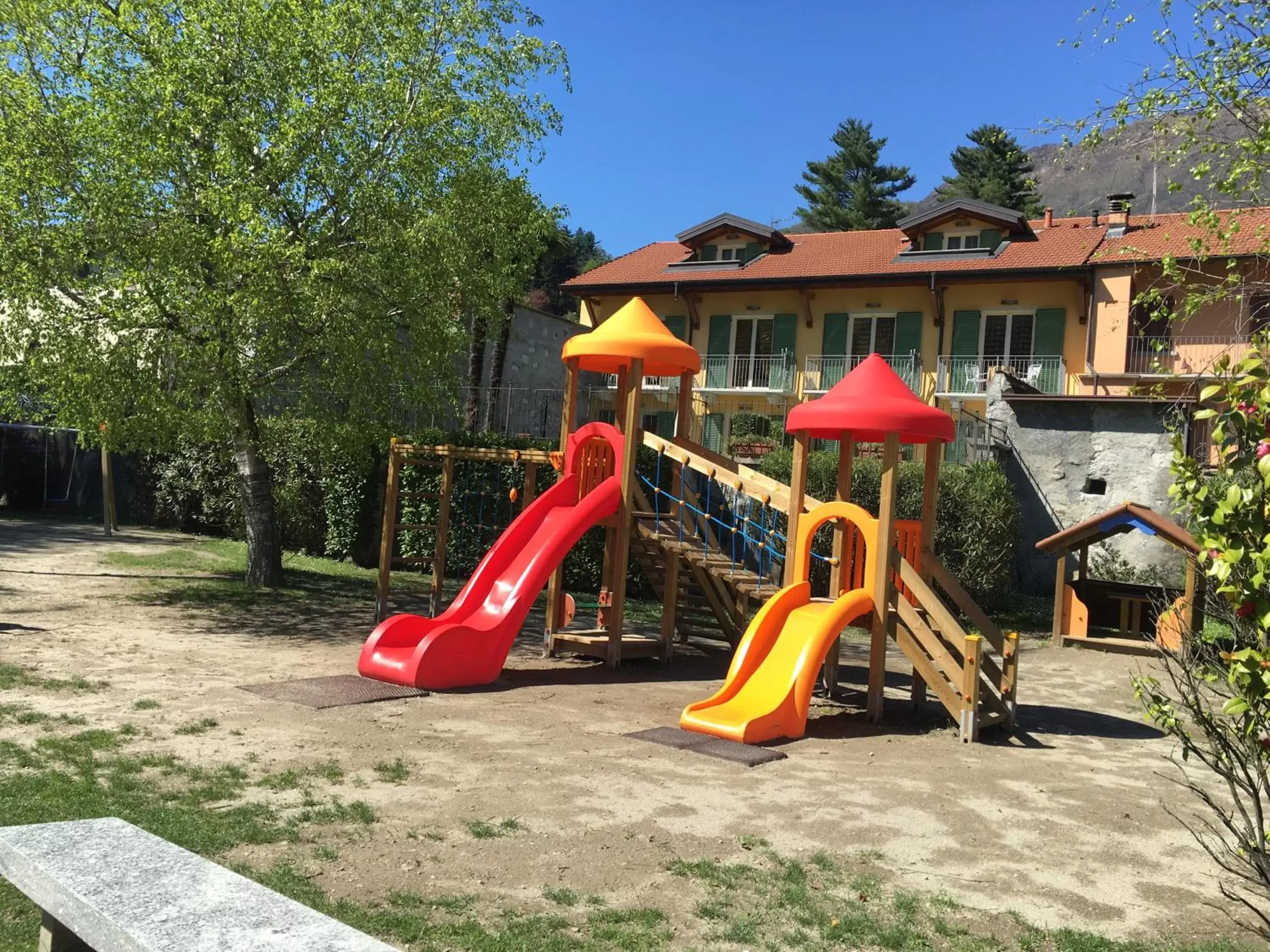 Children play ground, Children's Play Area in Hotel Ristorante La Quartina